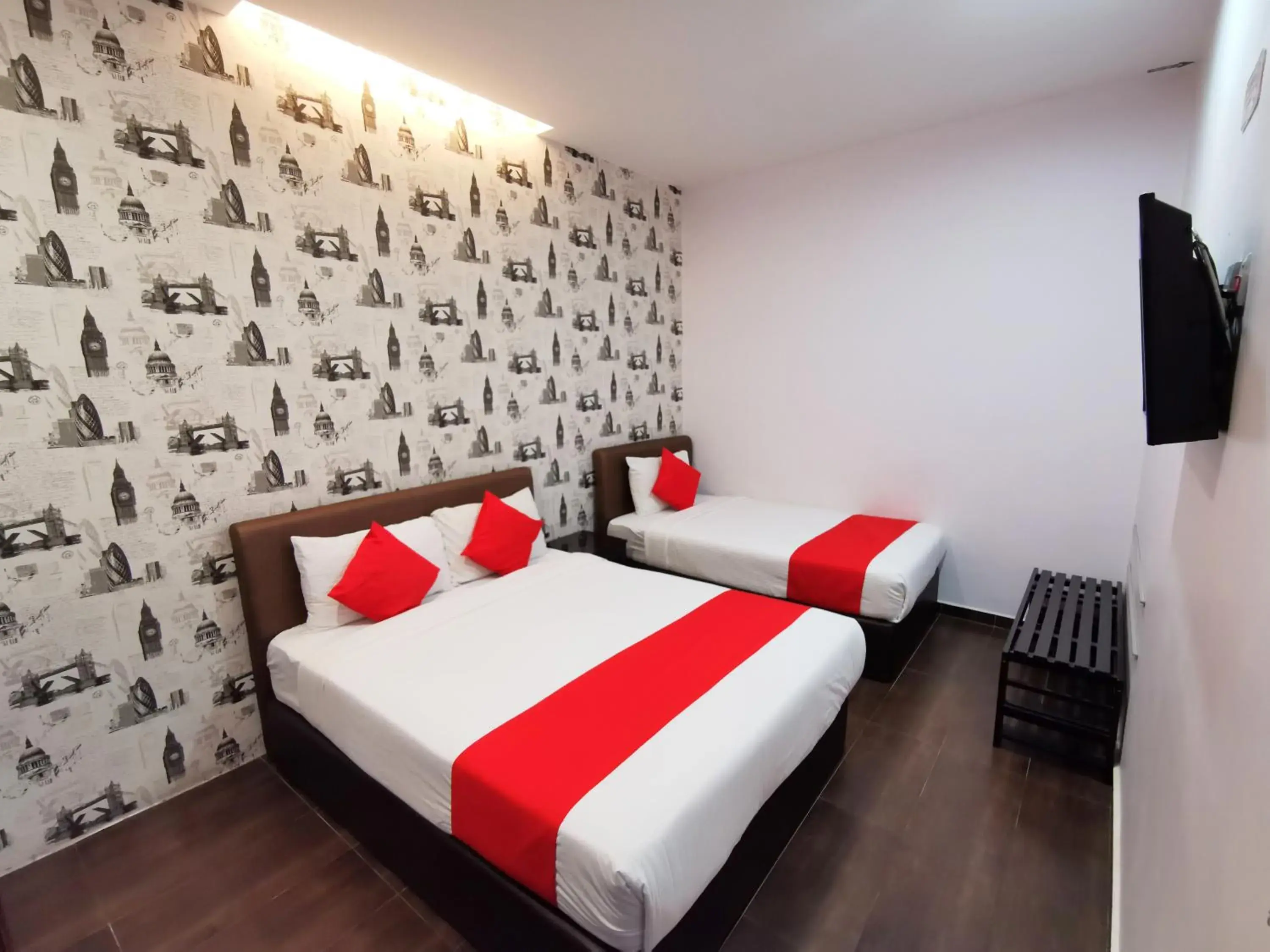 Bed in Palazzo Hotel Kulai Bed in Palazzo Hotel Kulai