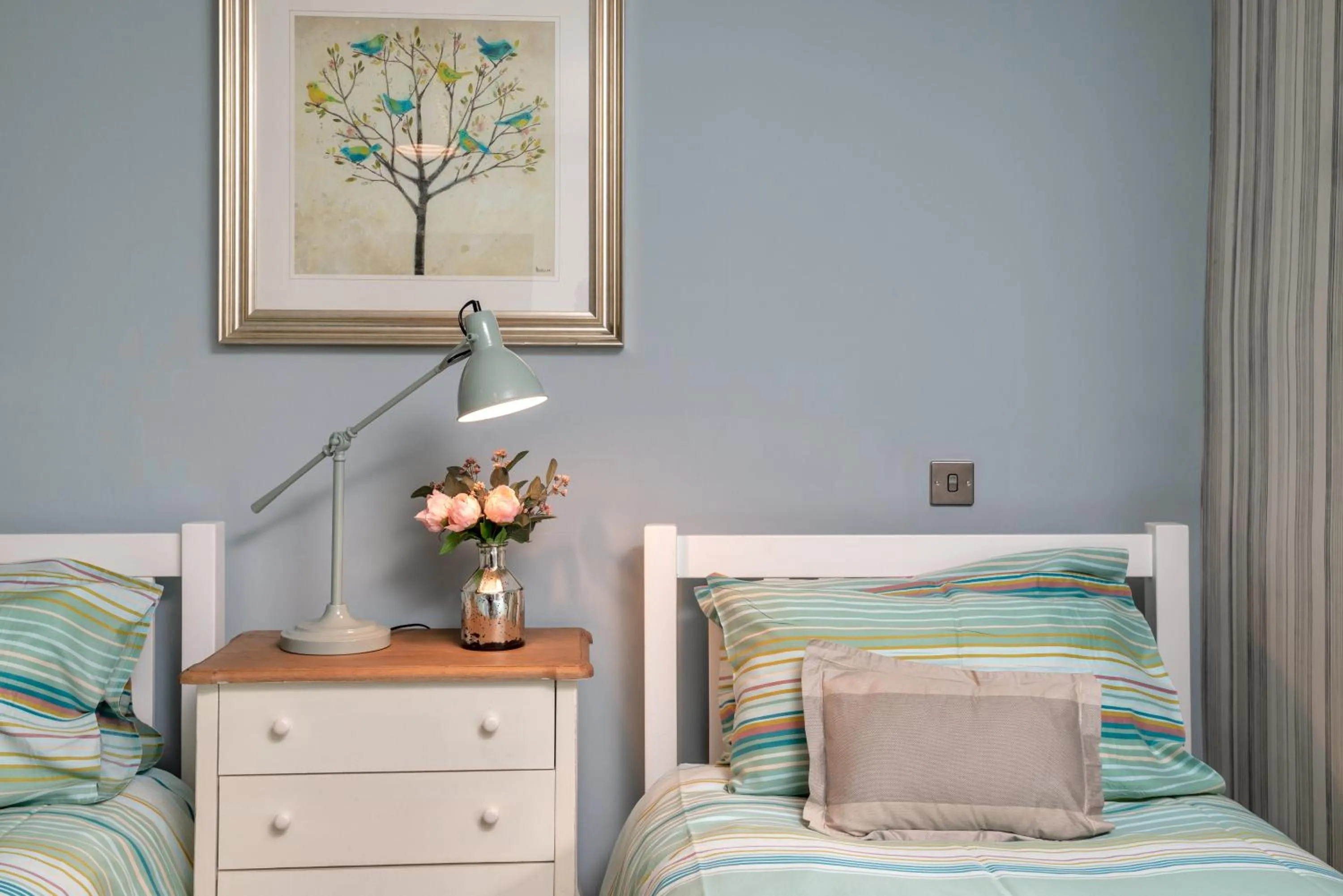 Decorative detail, Bed in Haymarket Apartments