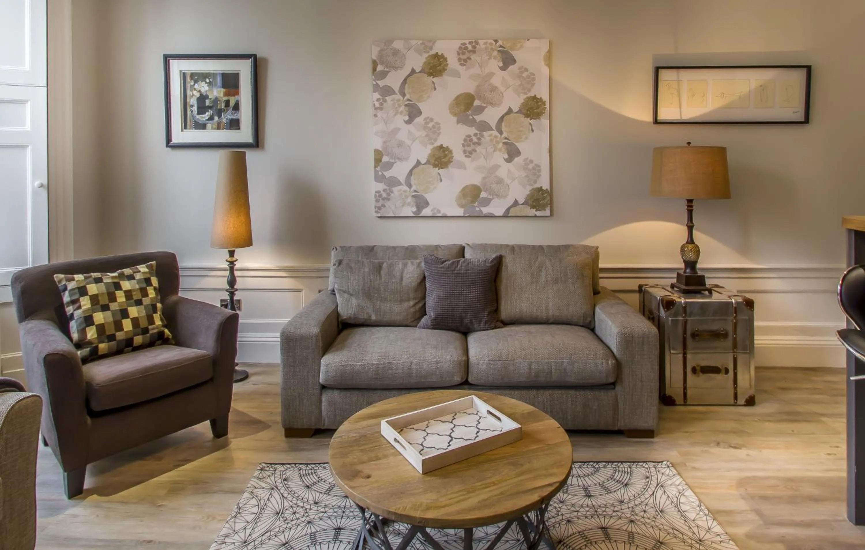 Living room in Haymarket Apartments