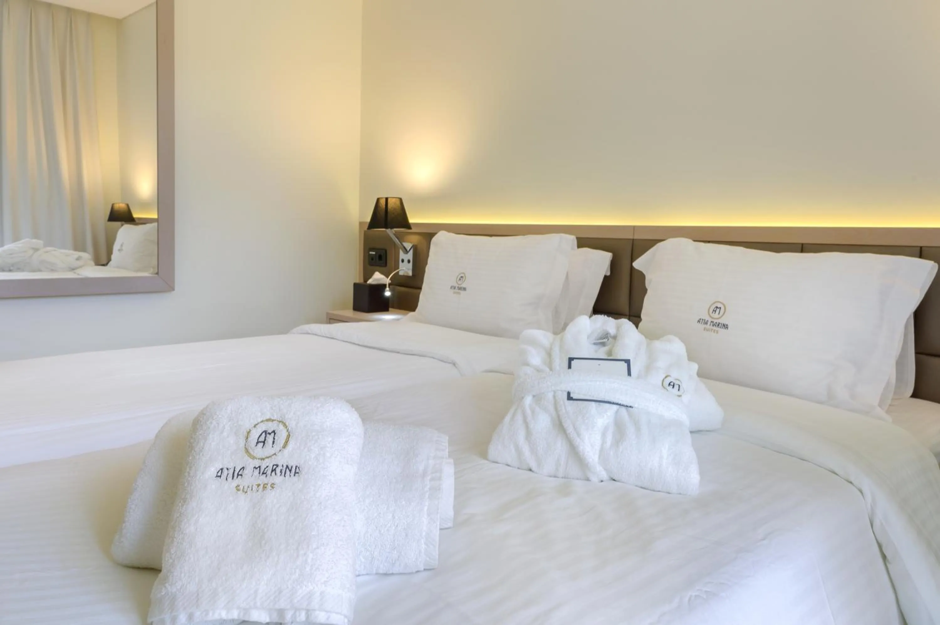 Deluxe Double or Twin Room with Sea View in Ayia Marina Suites