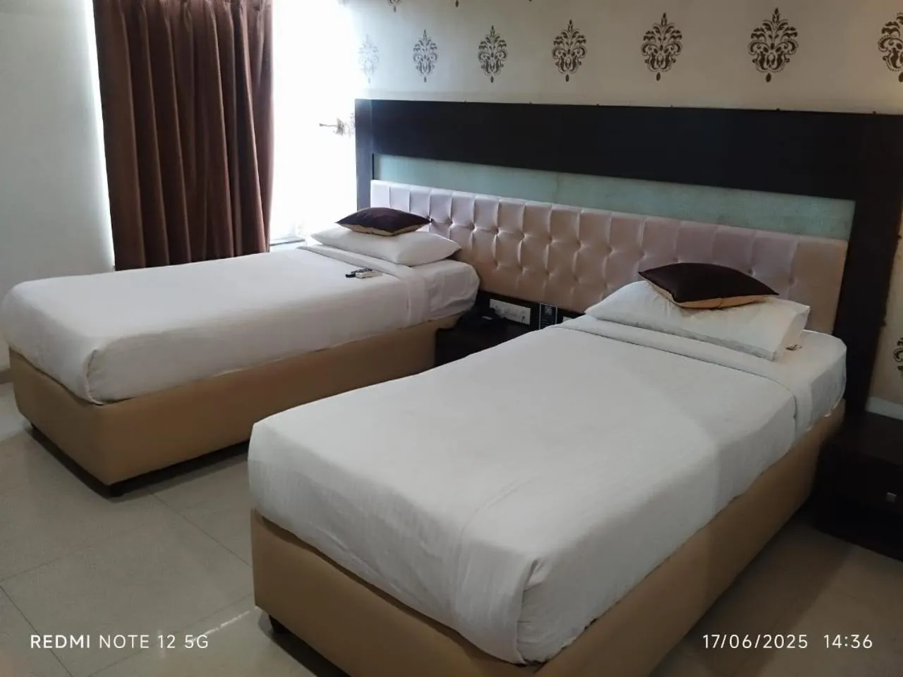 Bed in Hotel Sitara Grand L.B. Nagar