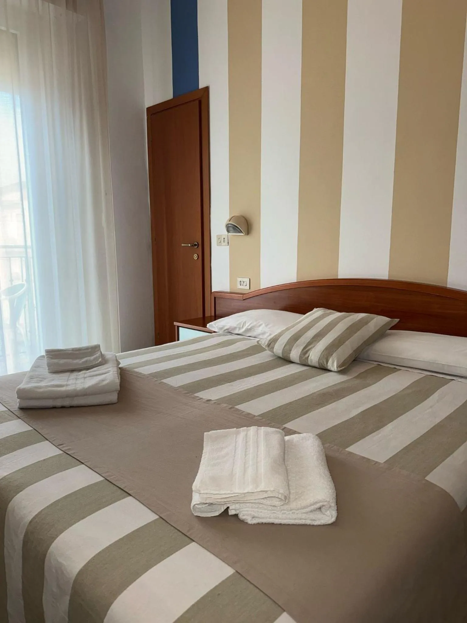 Bed in Hotel Villa Caterina