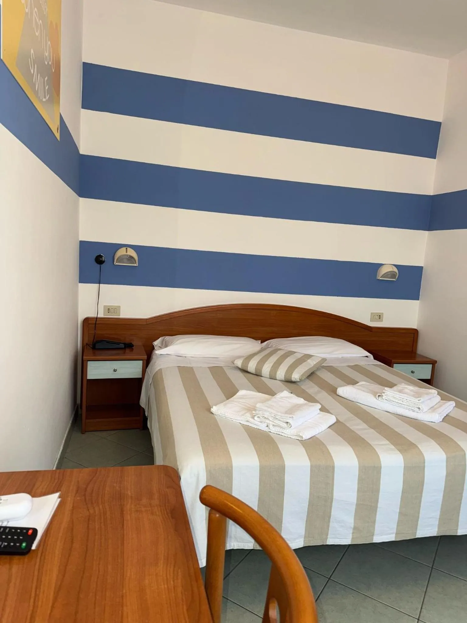 Bed in Hotel Villa Caterina