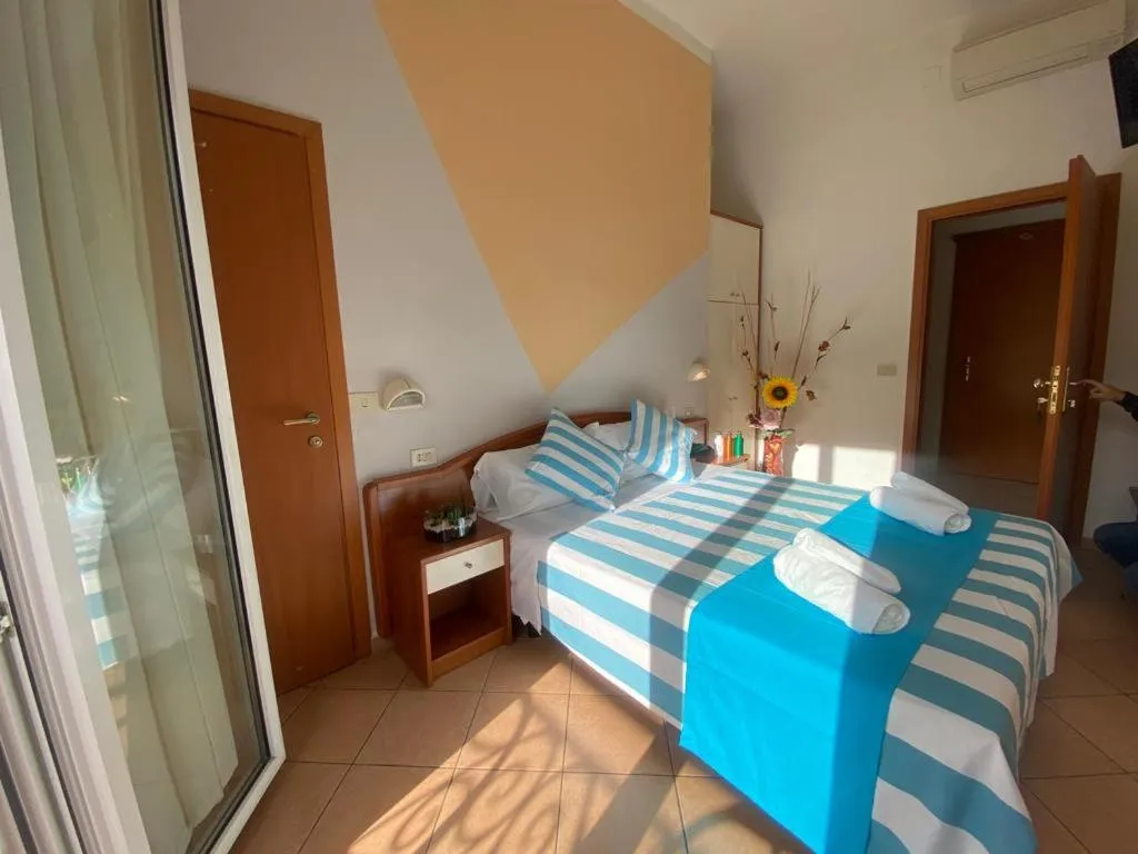 Bed in Hotel Villa Caterina