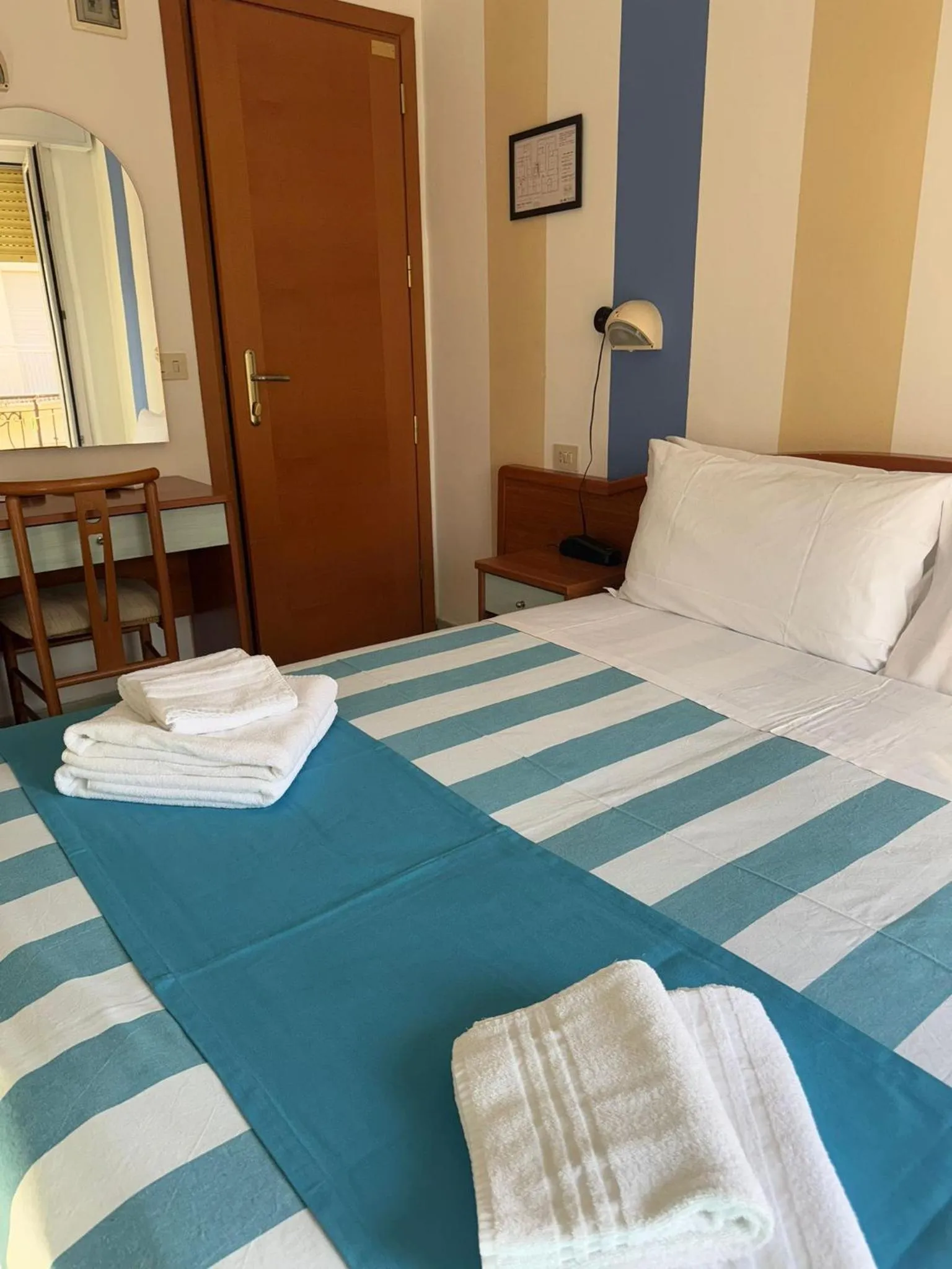 Bed in Hotel Villa Caterina