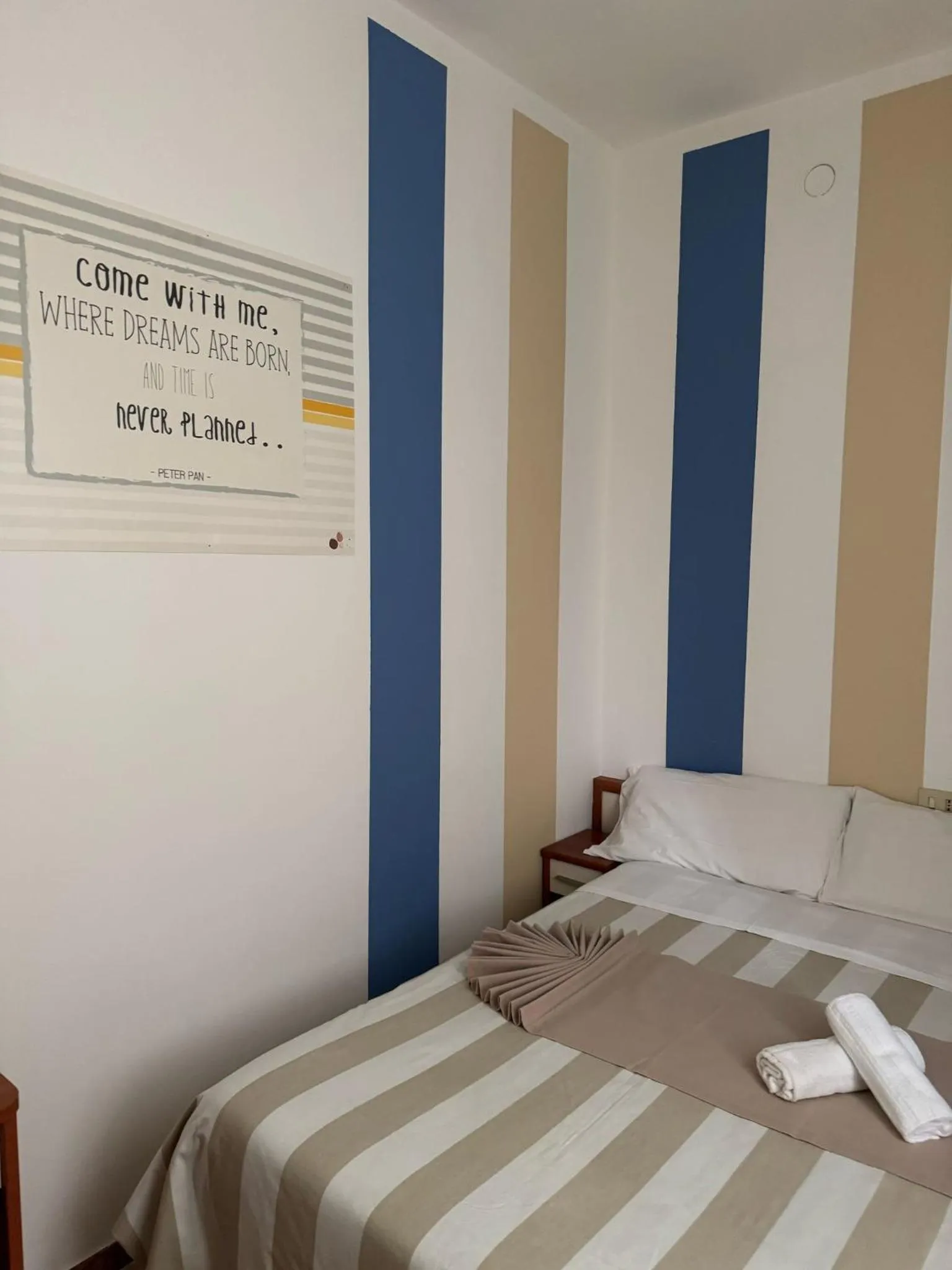 Bed in Hotel Villa Caterina