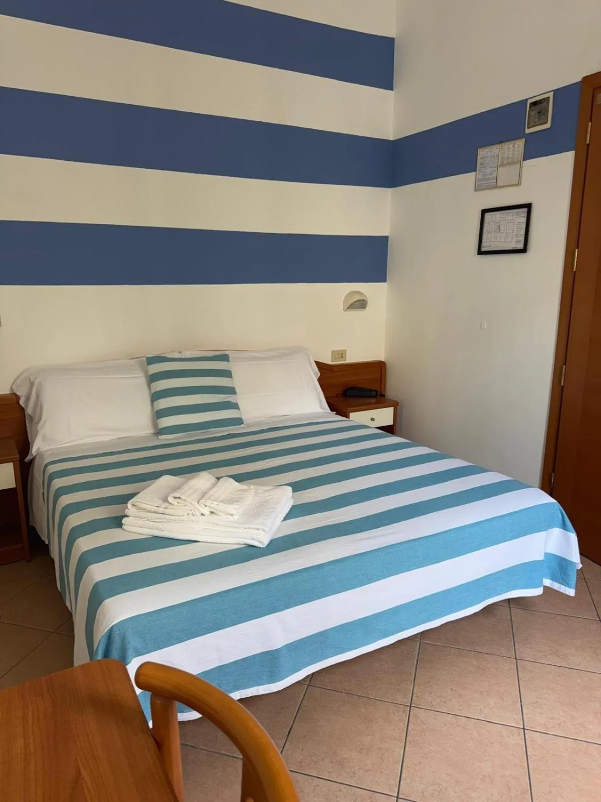 Bed in Hotel Villa Caterina