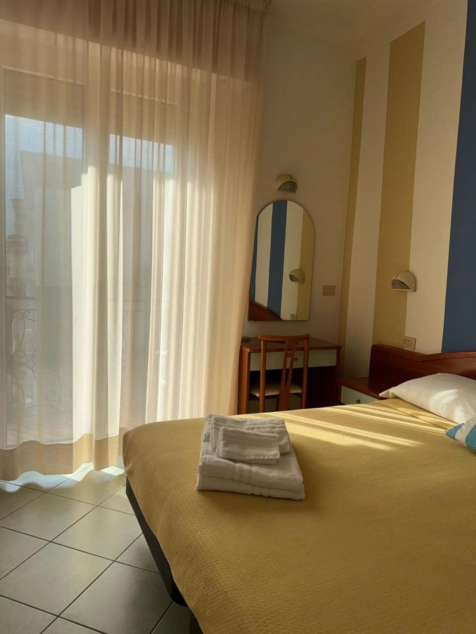 Bed in Hotel Villa Caterina
