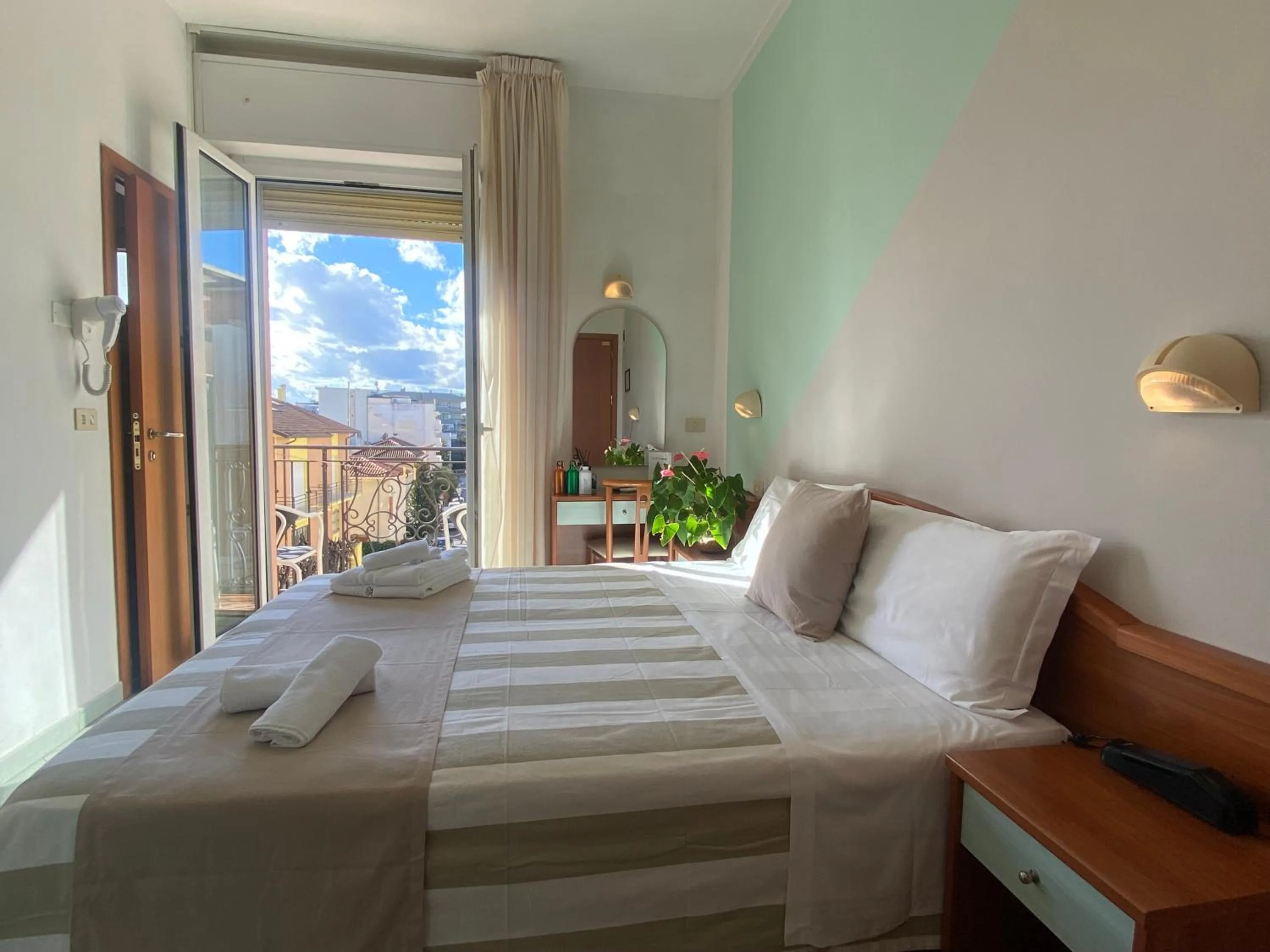 Bed in Hotel Villa Caterina