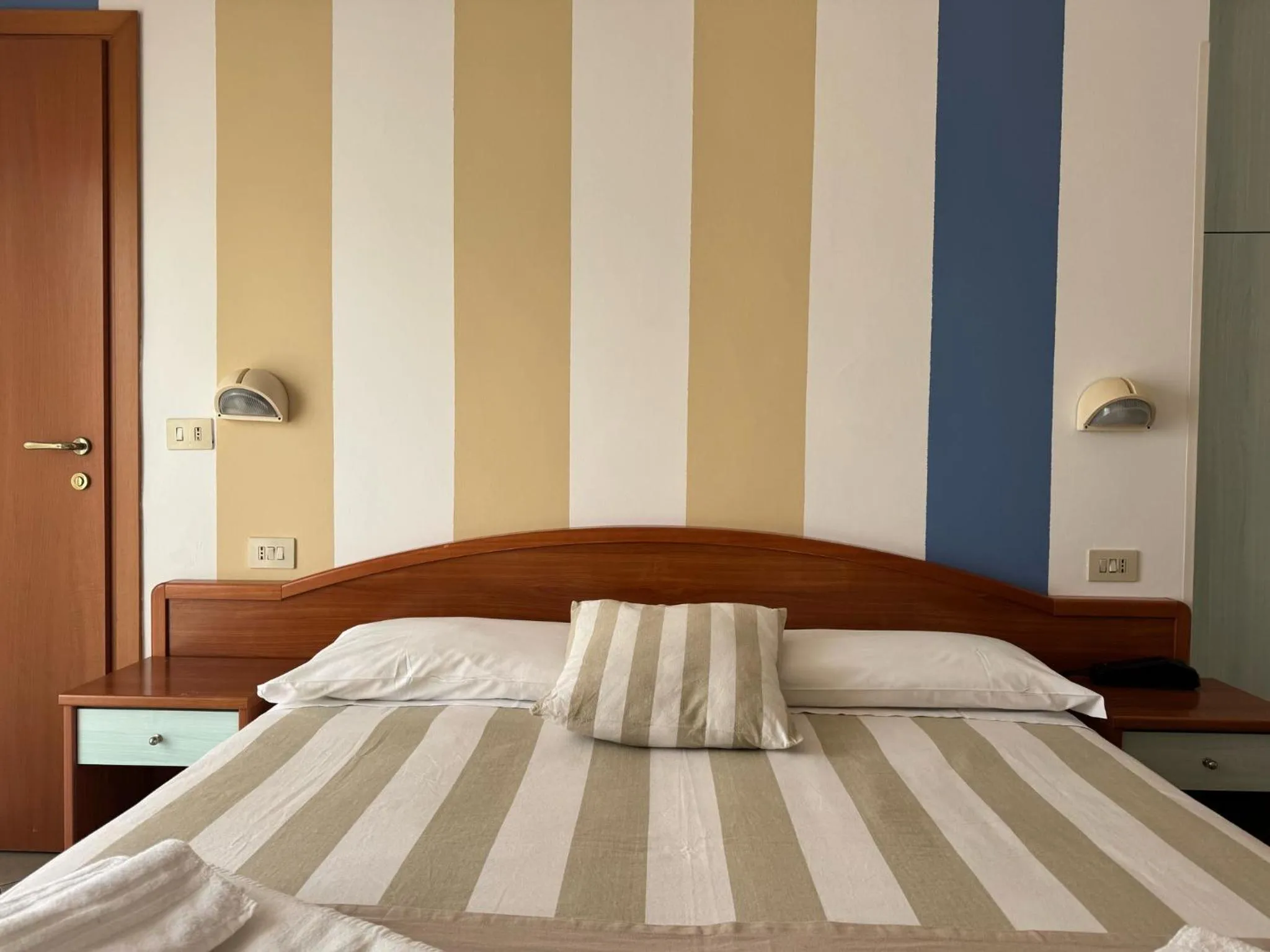 Bed in Hotel Villa Caterina