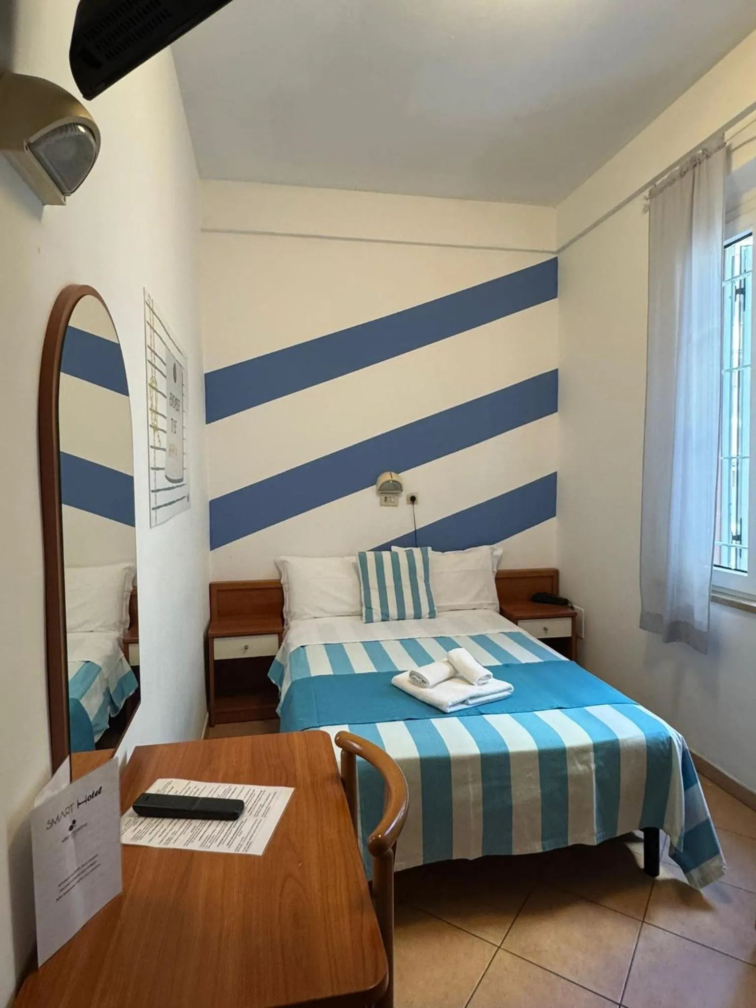 Bed in Hotel Villa Caterina