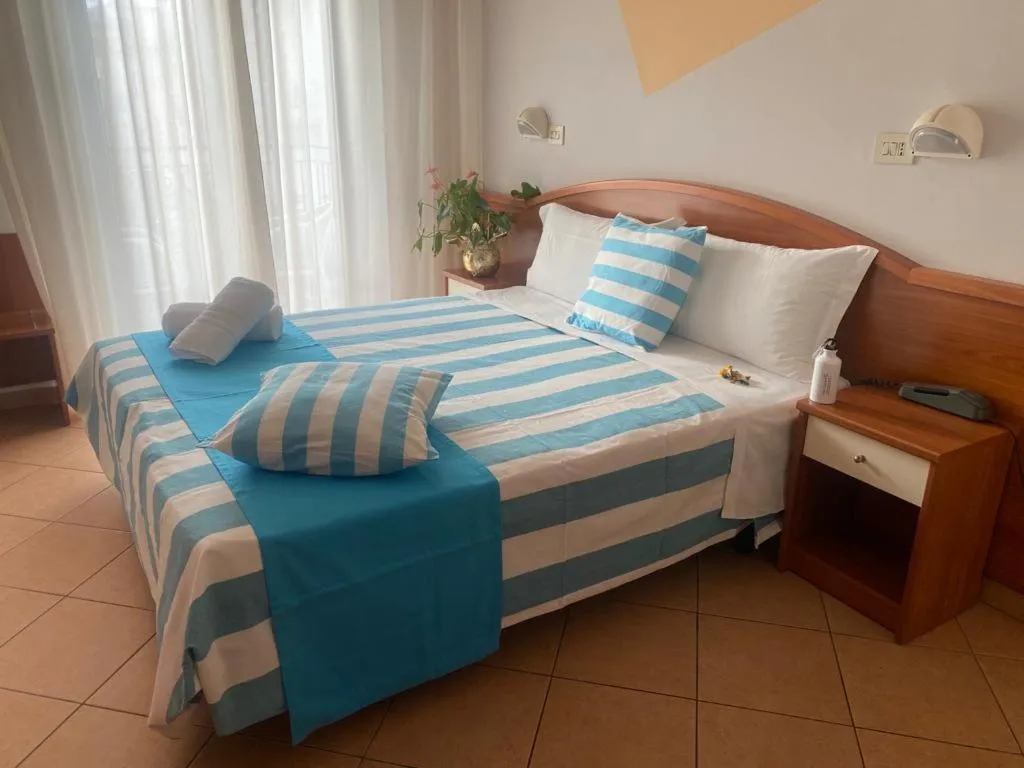 Bed in Hotel Villa Caterina