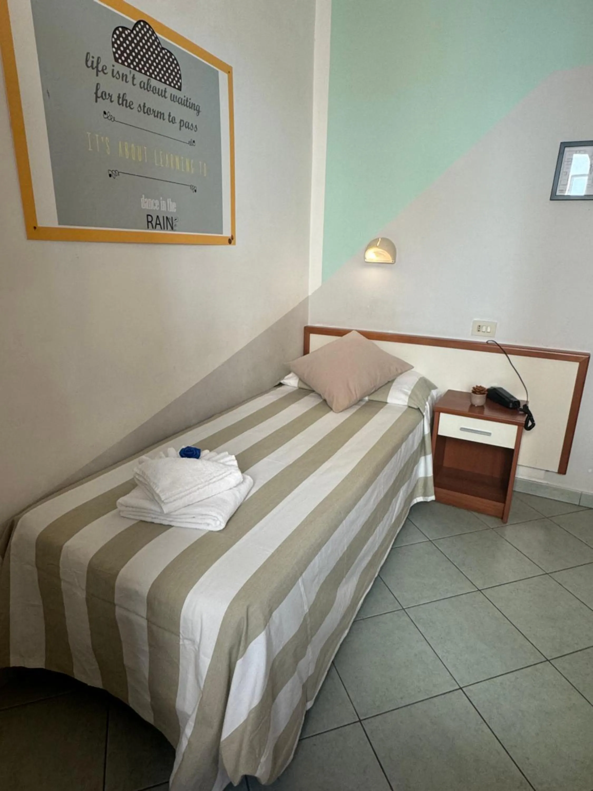 Bed in Hotel Villa Caterina