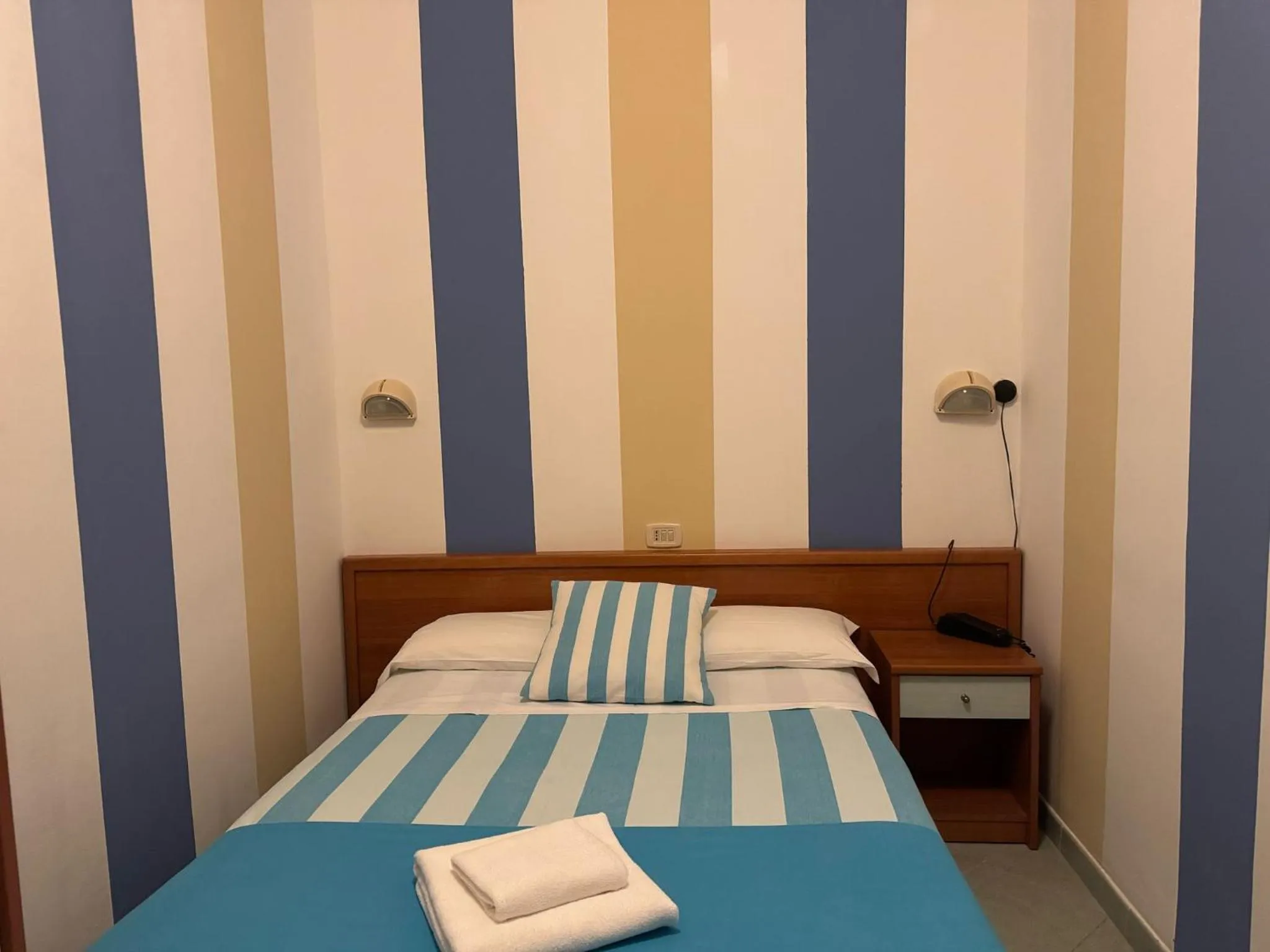 Bed in Hotel Villa Caterina