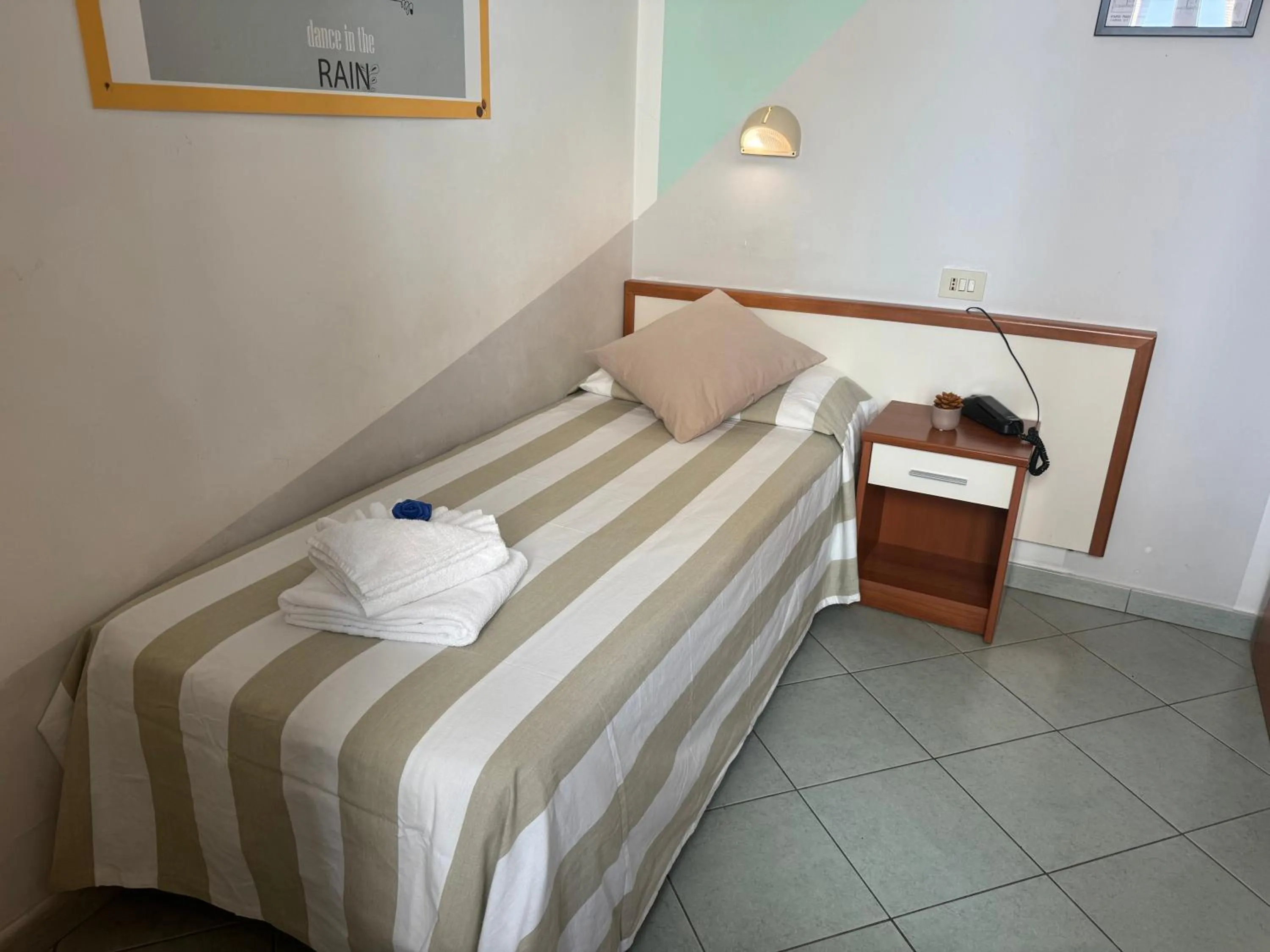 Bed in Hotel Villa Caterina