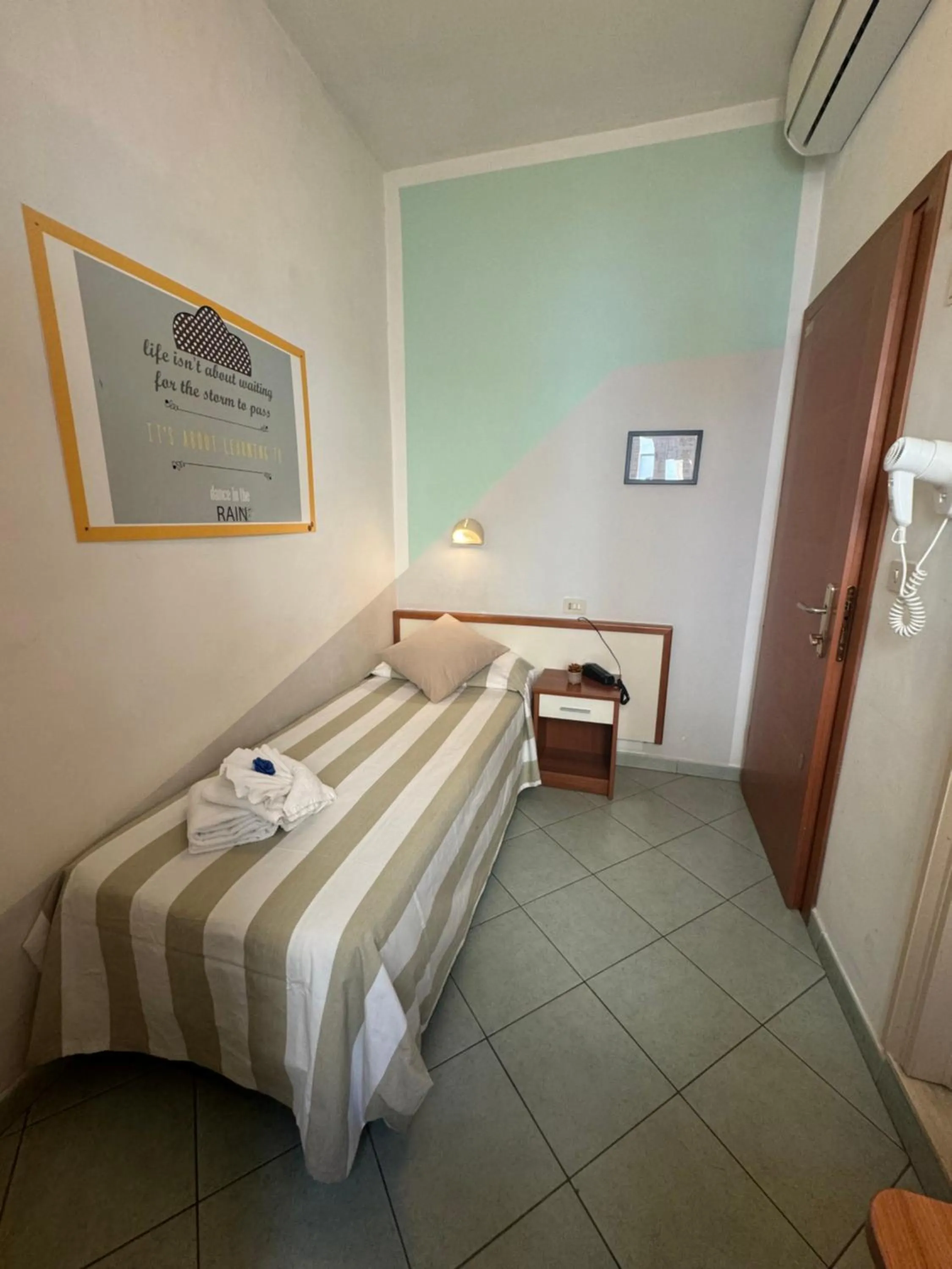 Bed in Hotel Villa Caterina