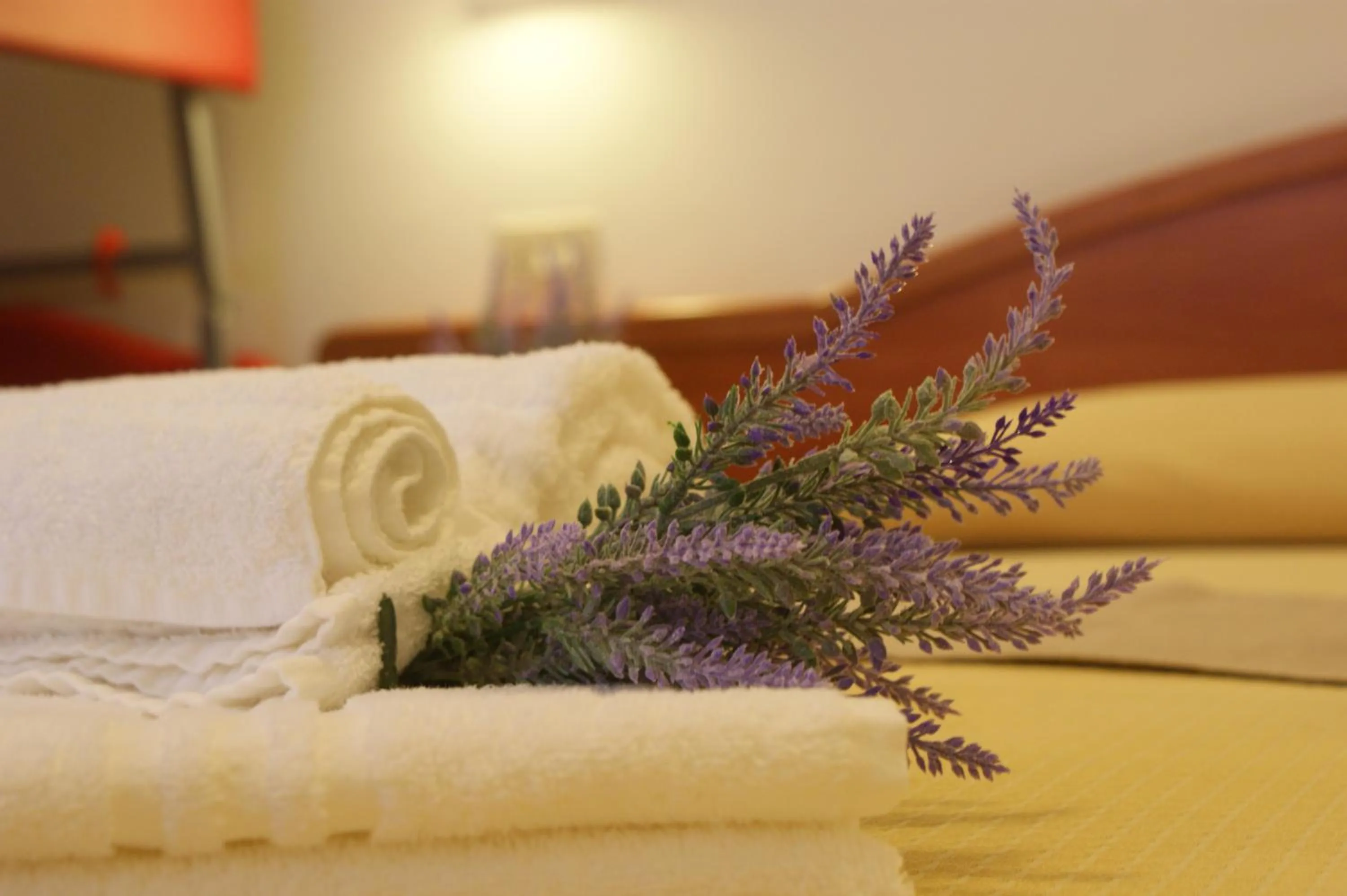 Bed in Hotel Villa Caterina