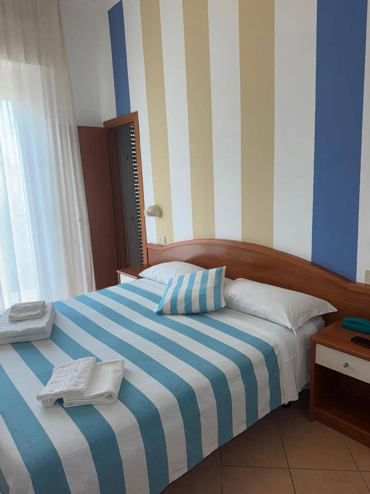 Bed in Hotel Villa Caterina