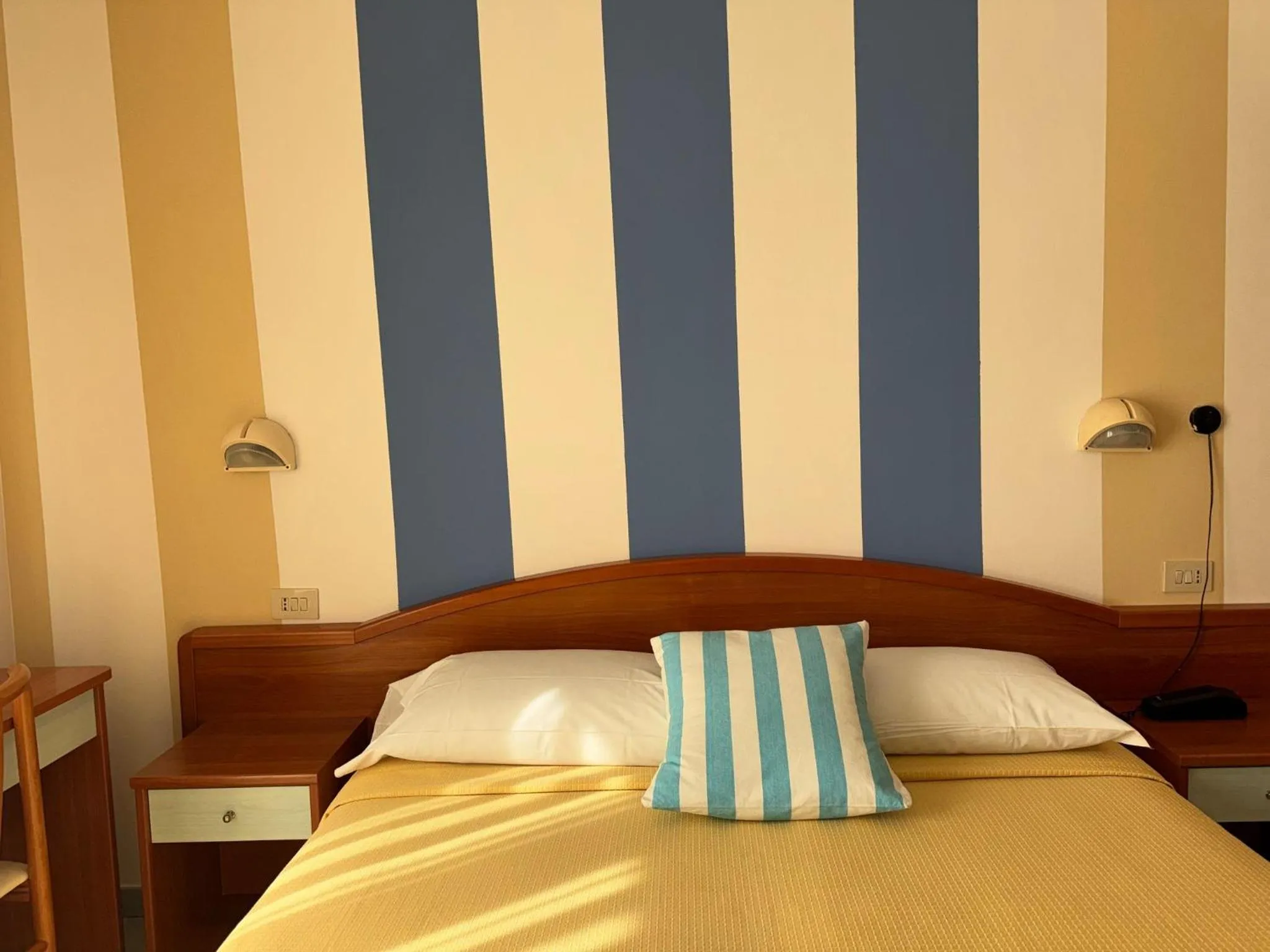Bed in Hotel Villa Caterina