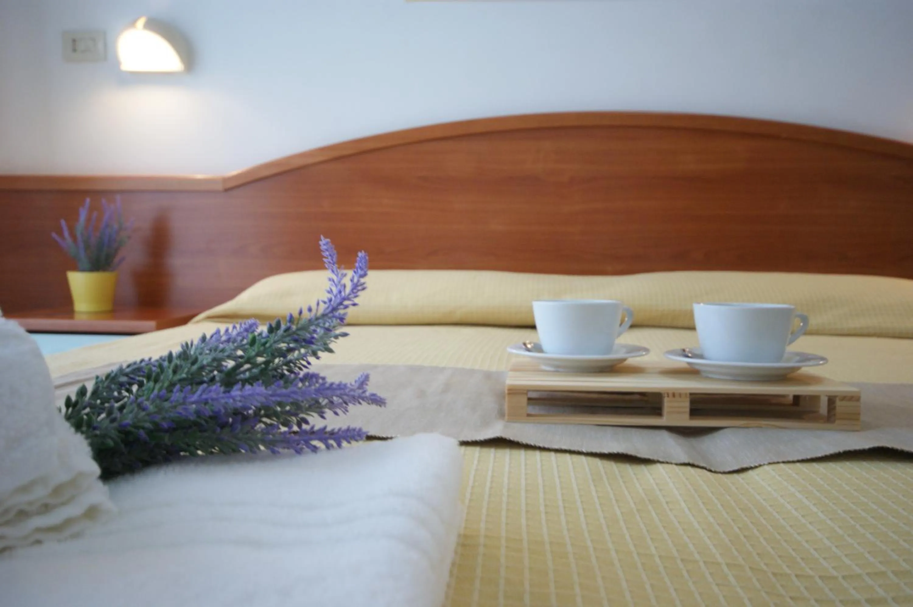 Bed in Hotel Villa Caterina