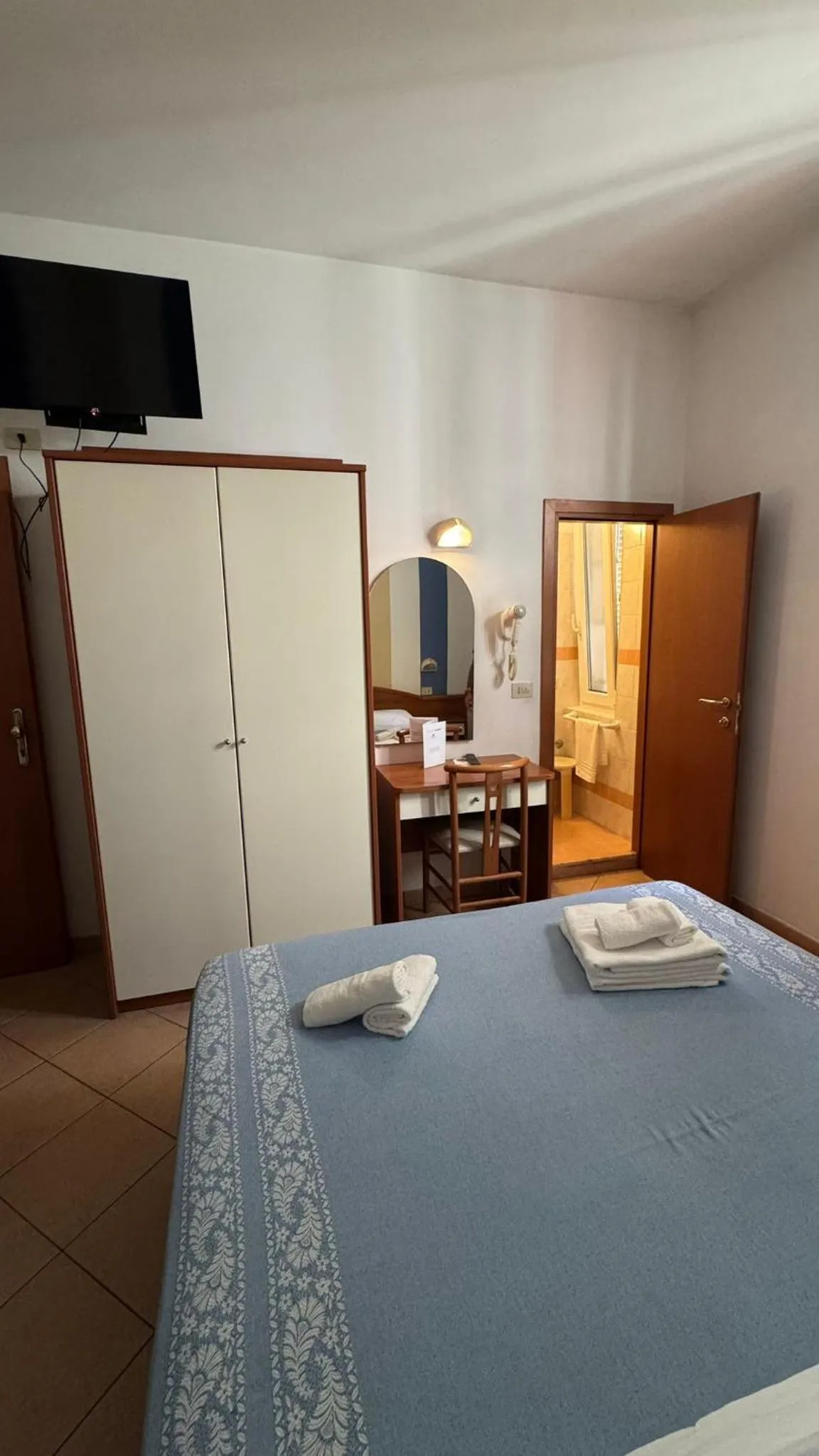 Bed in Hotel Villa Caterina