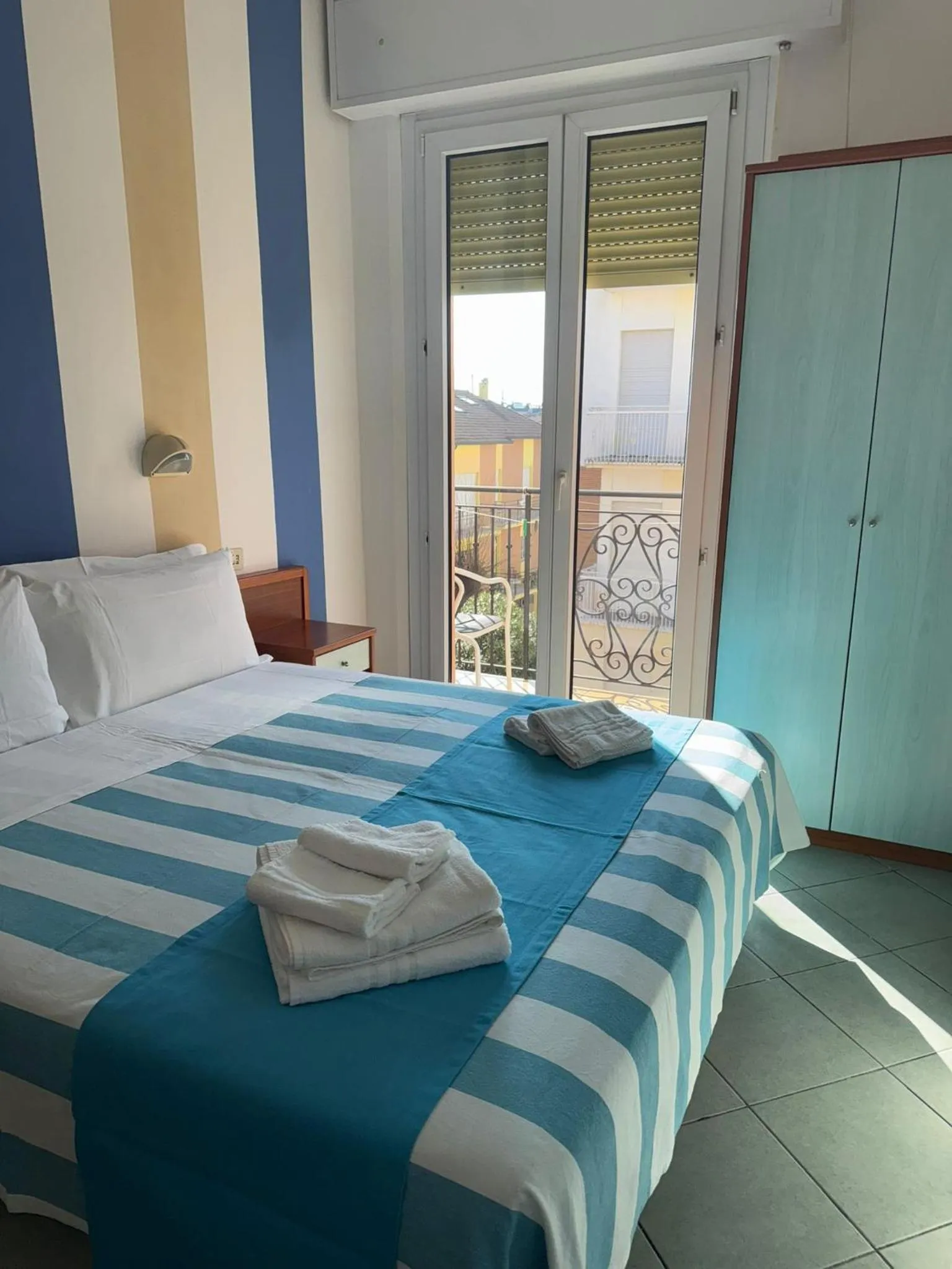 Bed in Hotel Villa Caterina