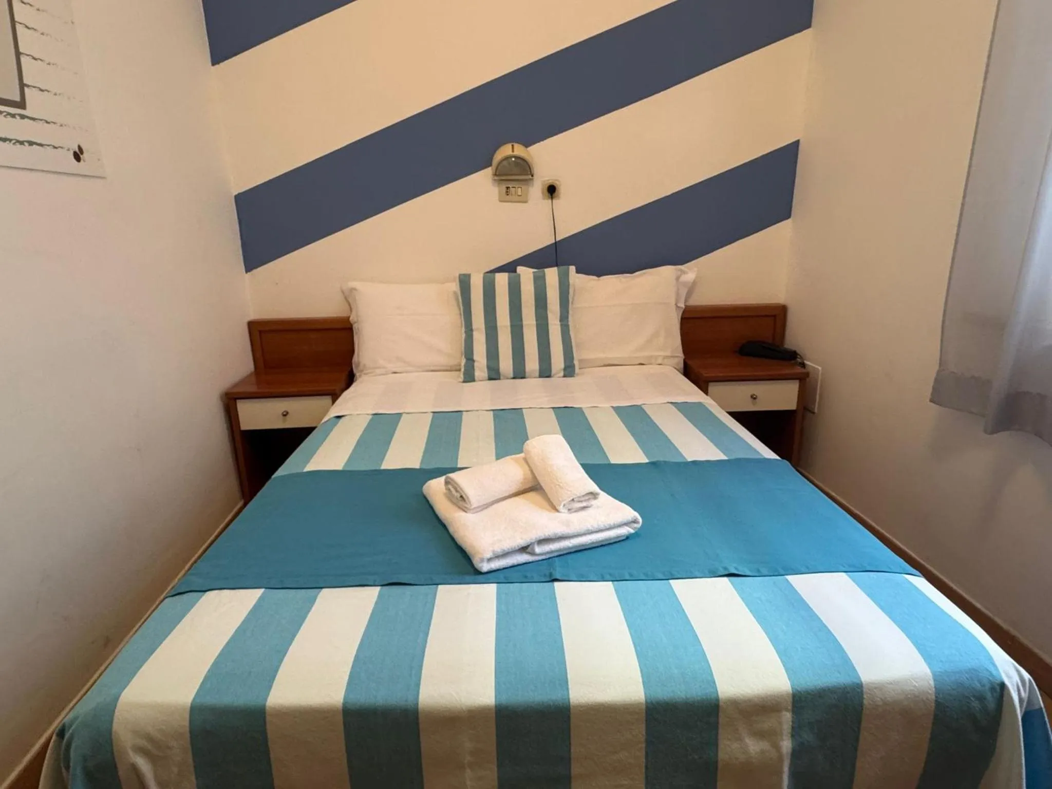 Bed in Hotel Villa Caterina