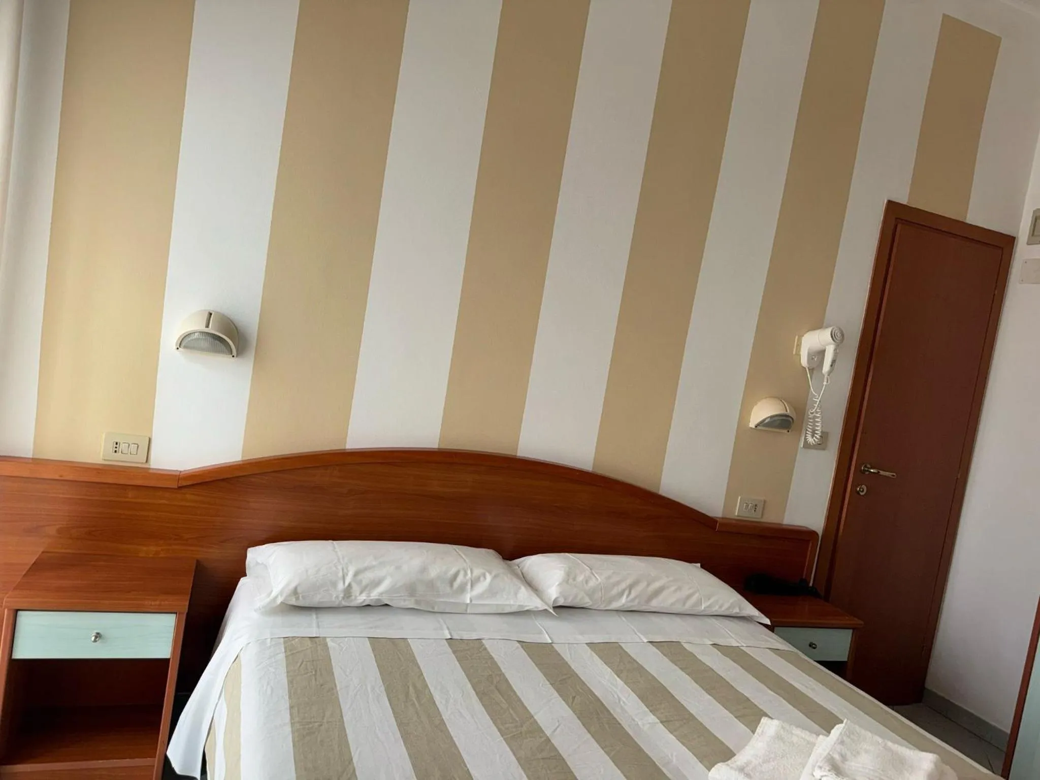 Bed in Hotel Villa Caterina