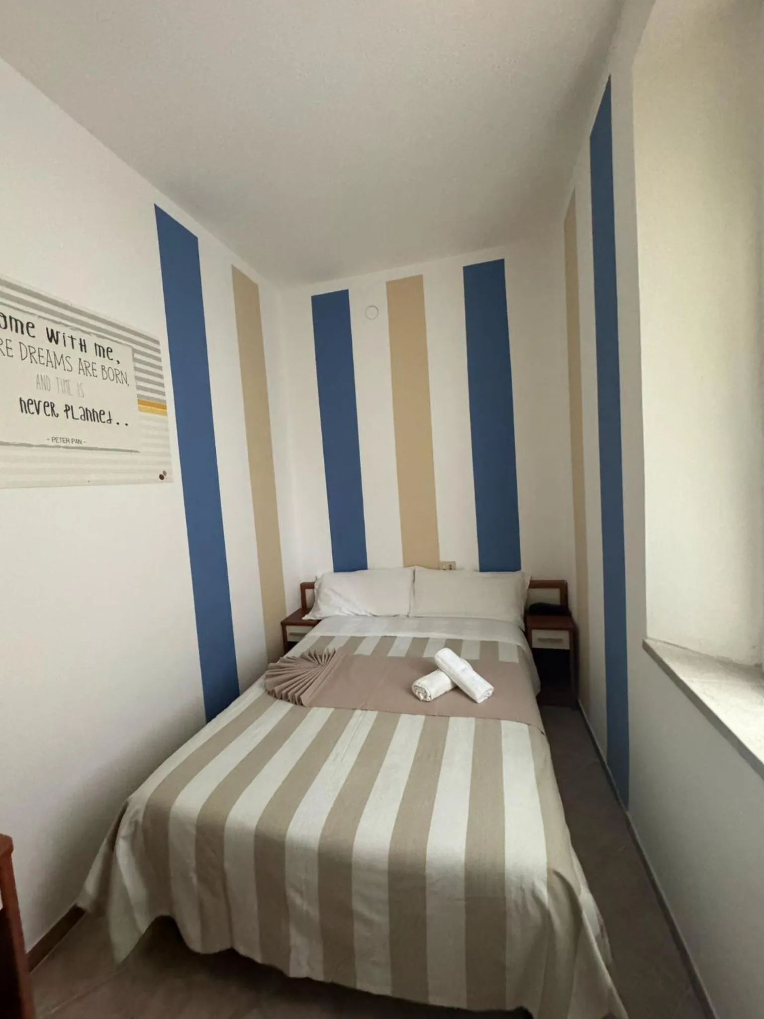 Bed in Hotel Villa Caterina