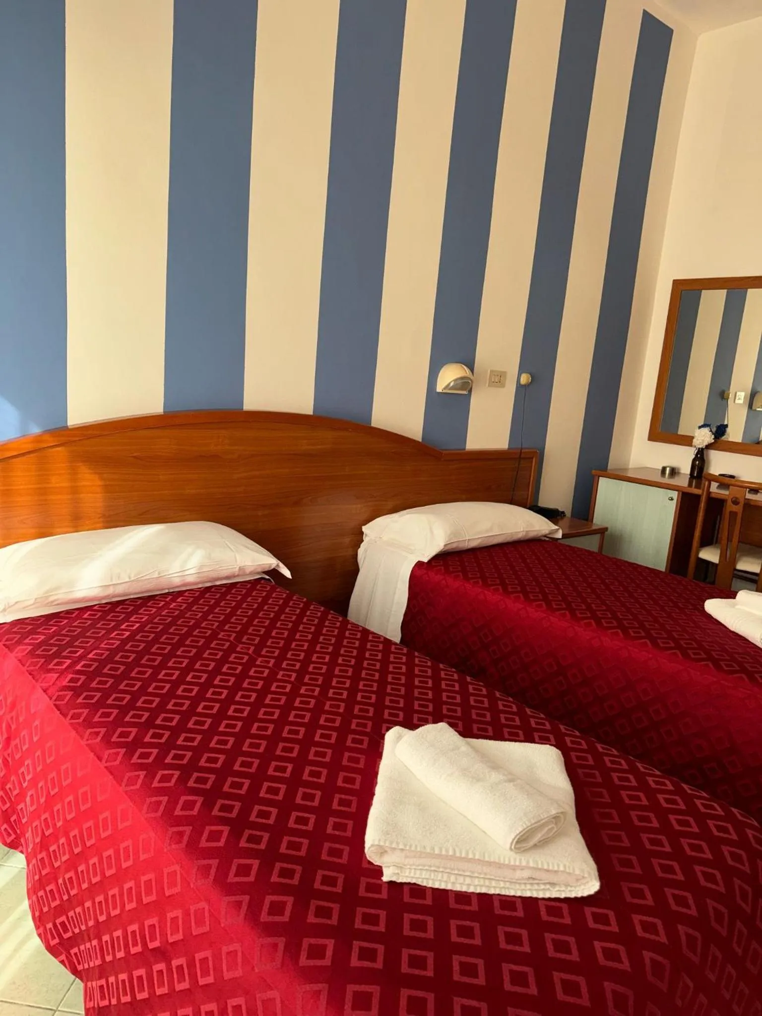 Bed in Hotel Villa Caterina