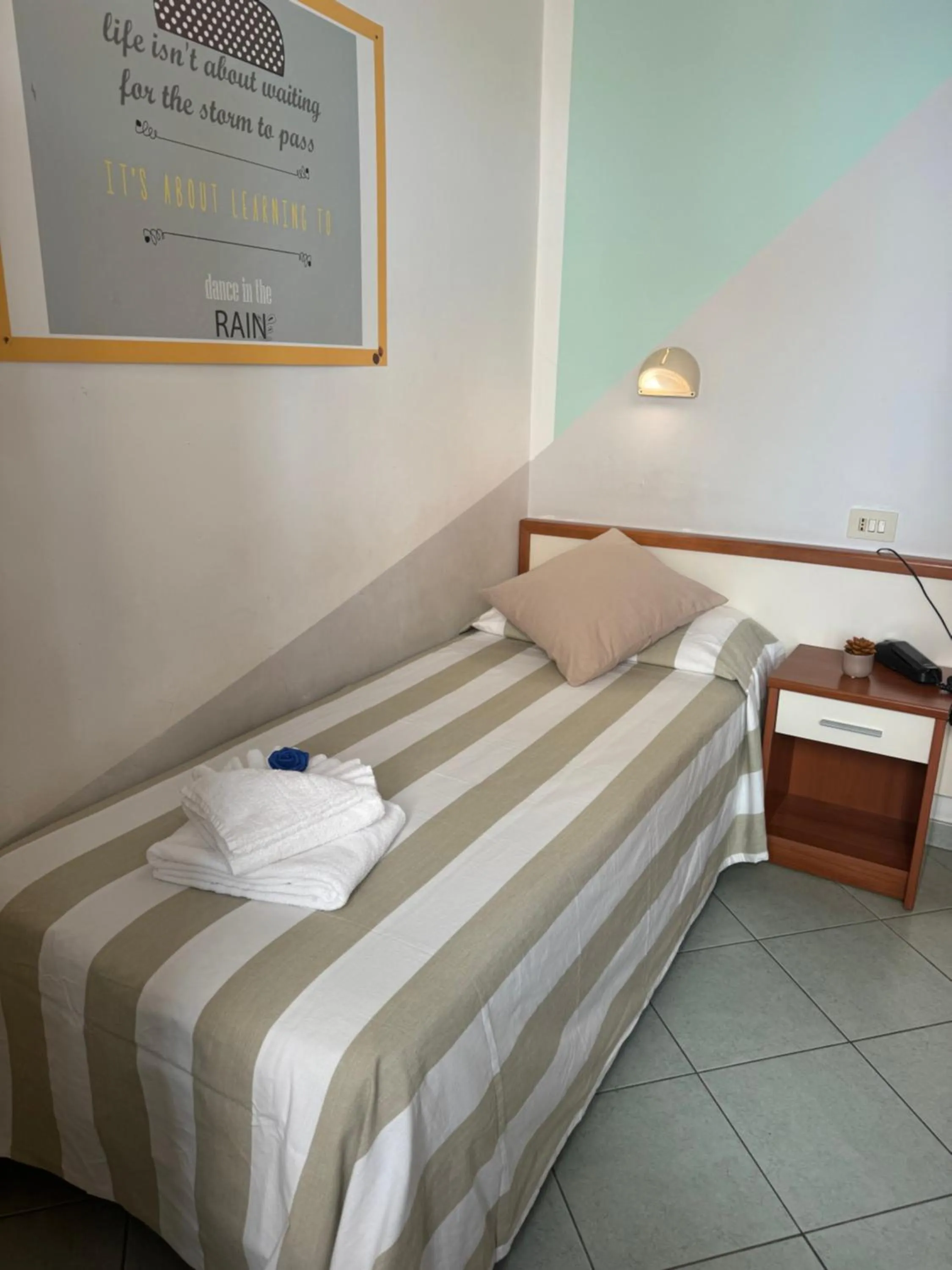 Bed in Hotel Villa Caterina