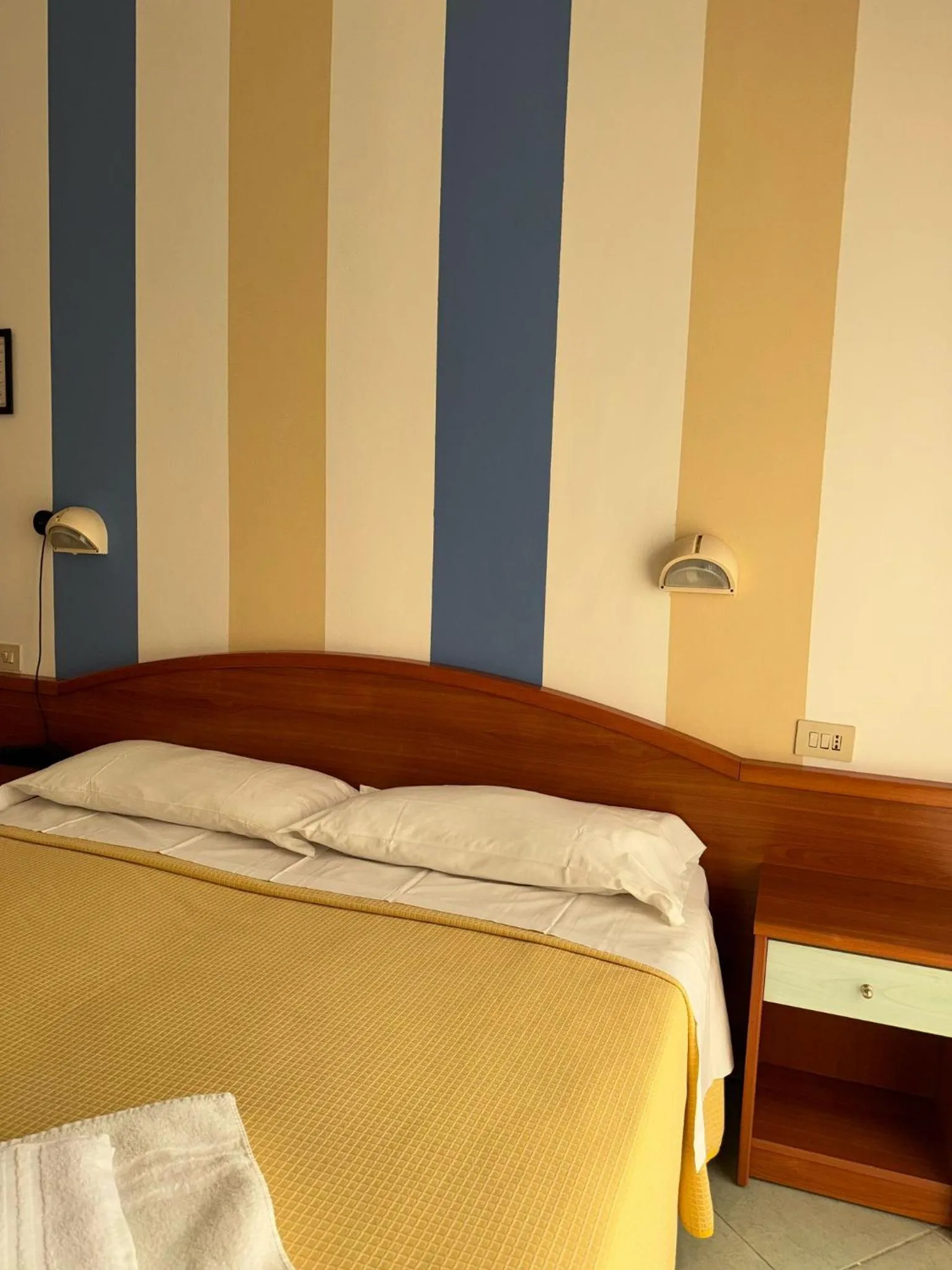 Bed in Hotel Villa Caterina