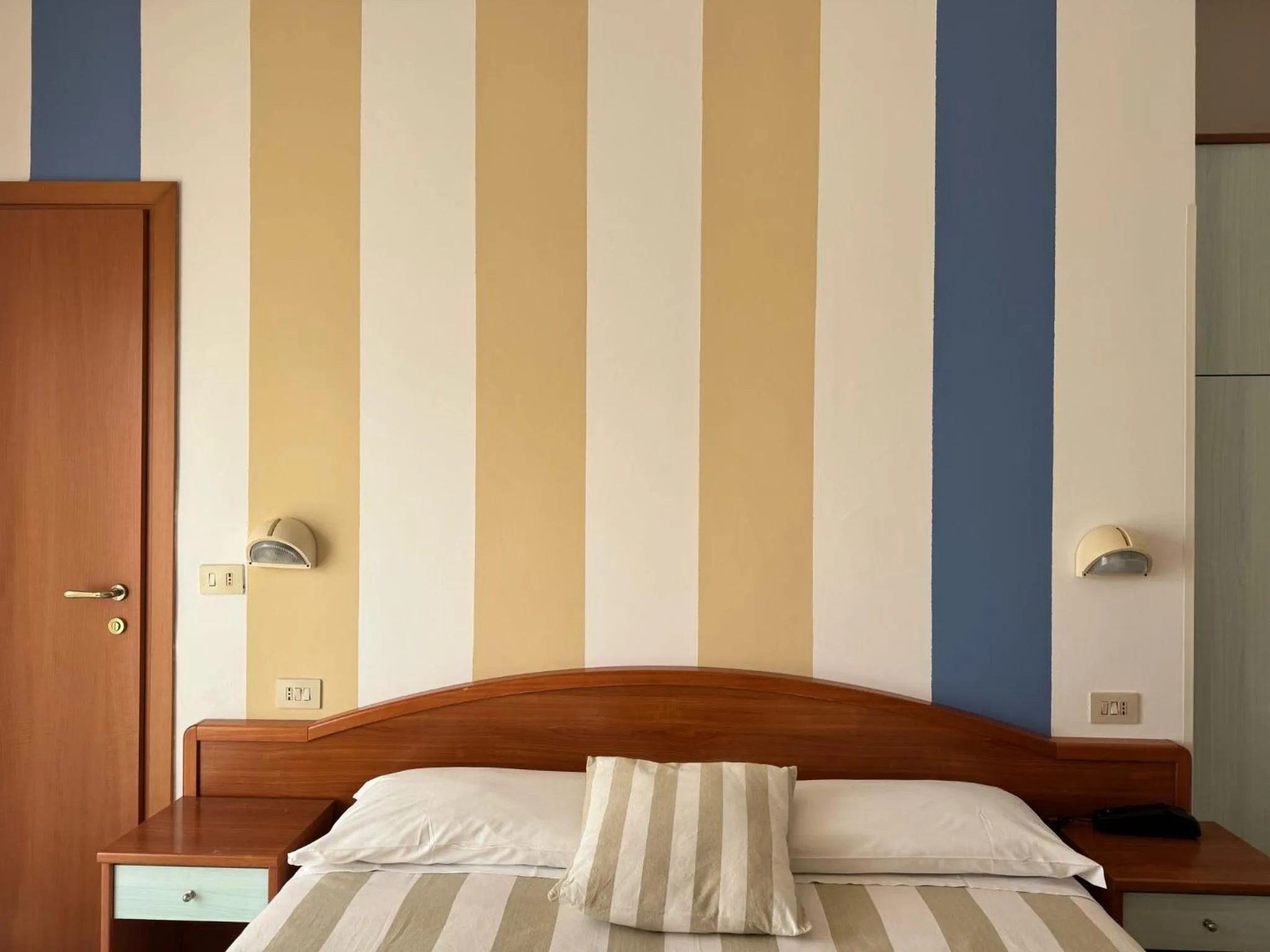 Bed in Hotel Villa Caterina