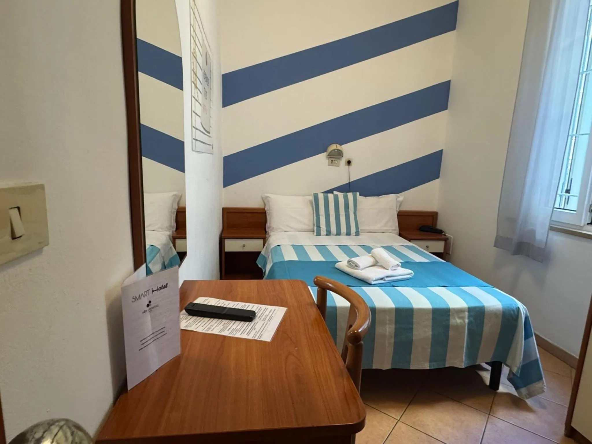 Bed in Hotel Villa Caterina