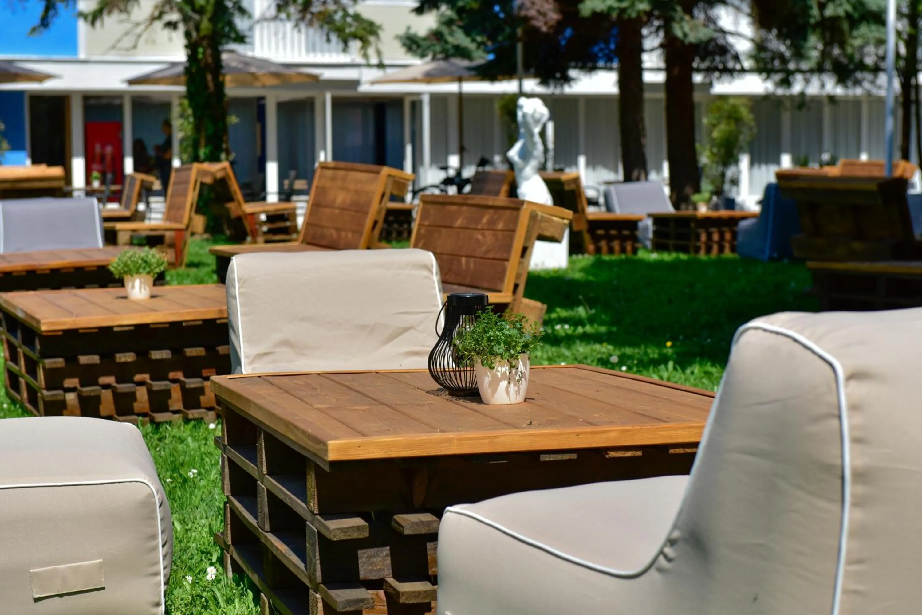 Patio in Zama Hotel