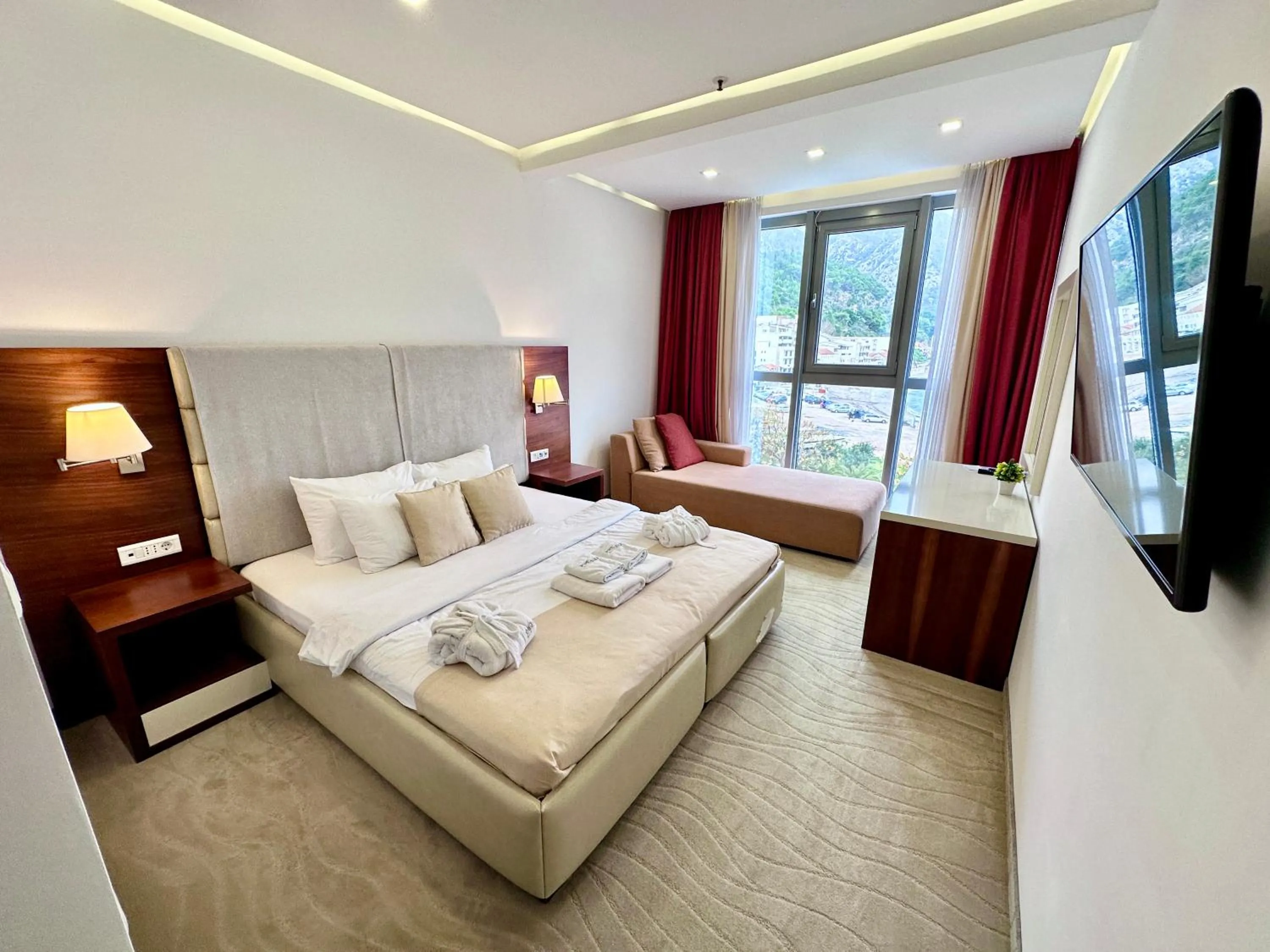 Bed in Hotel Porto Sole