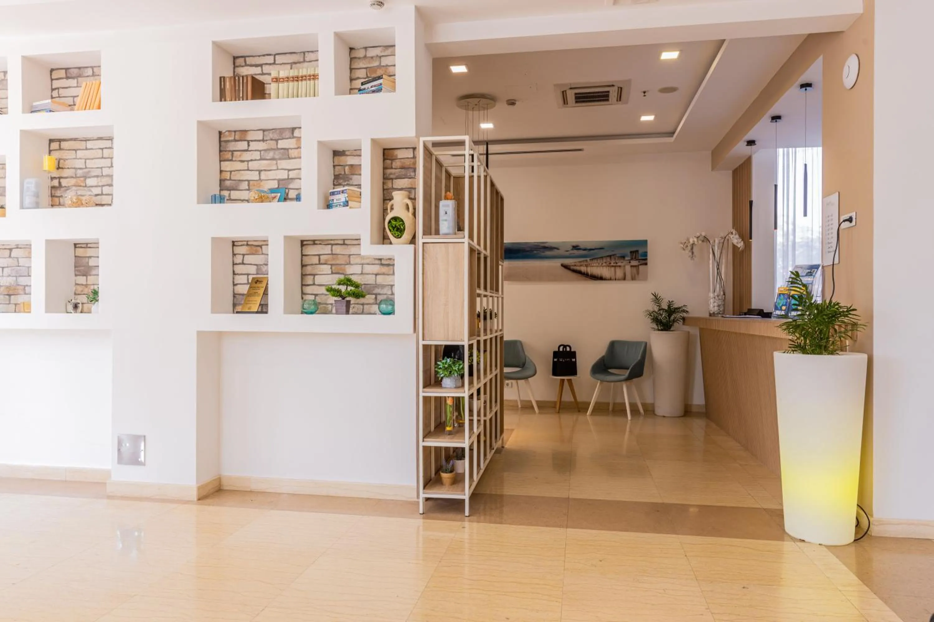 Lobby or reception in Hotel Porto Sole