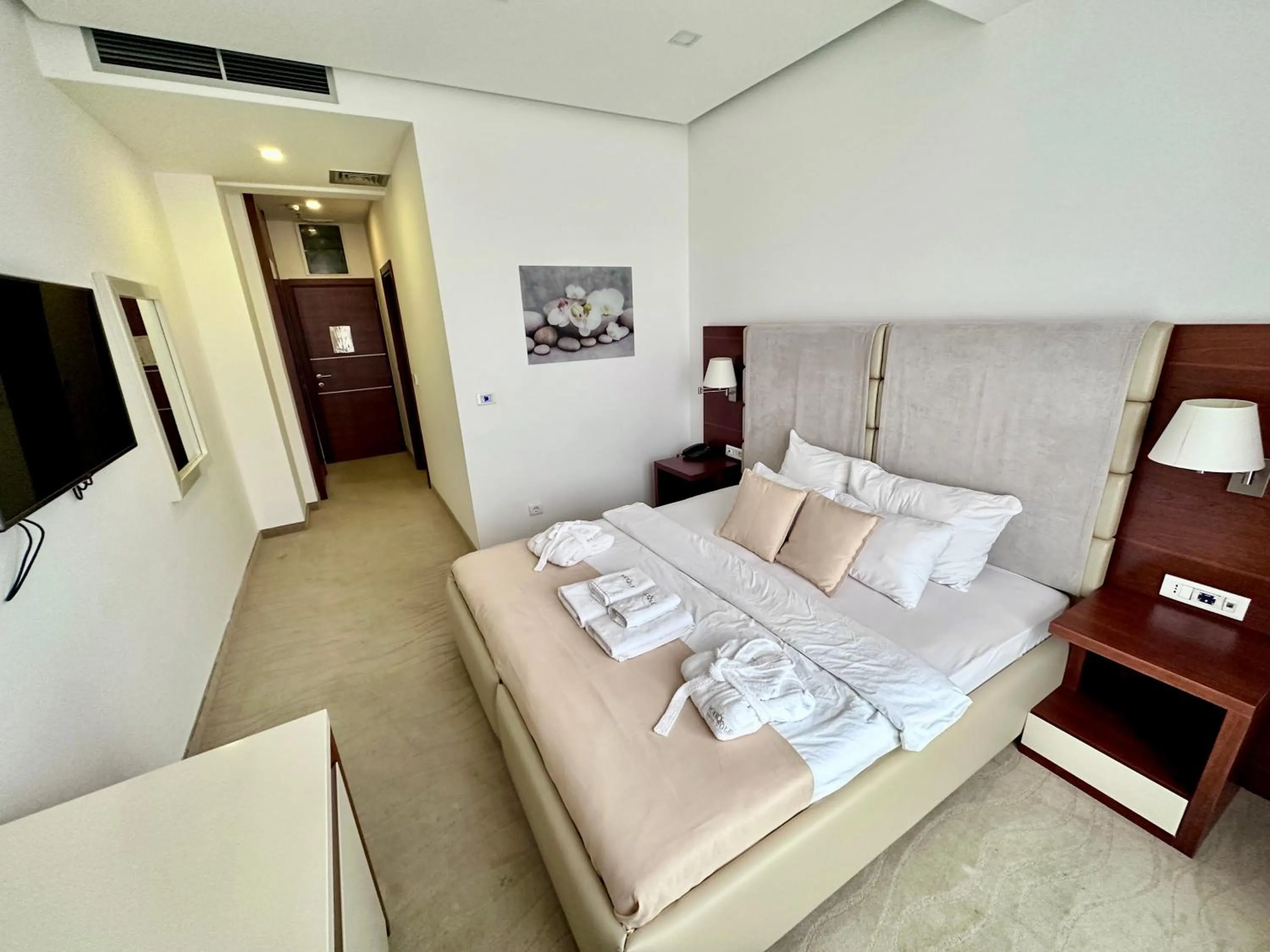 Bed in Hotel Porto Sole