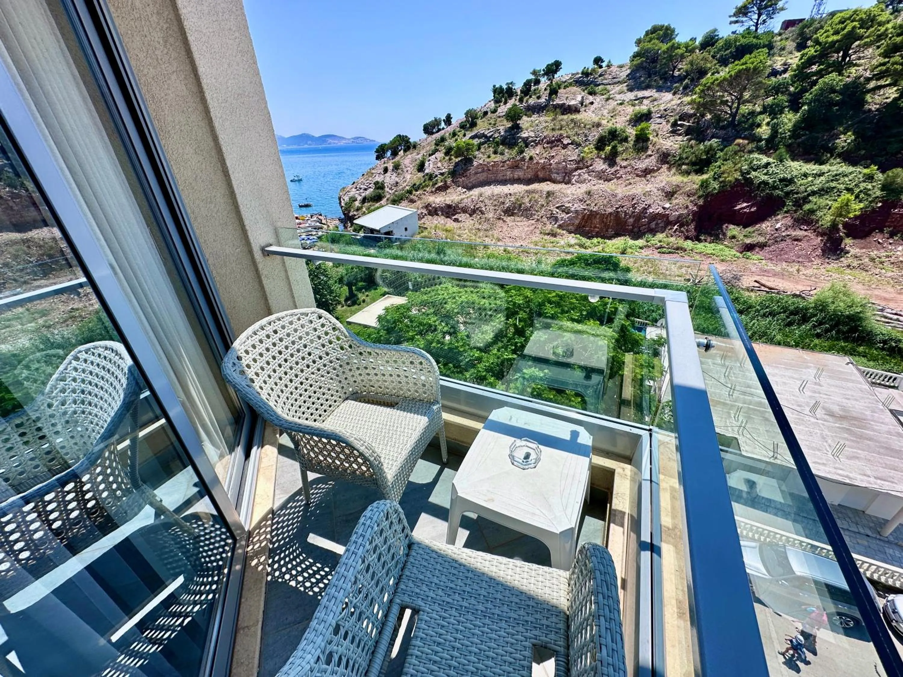 Balcony/Terrace in Hotel Porto Sole