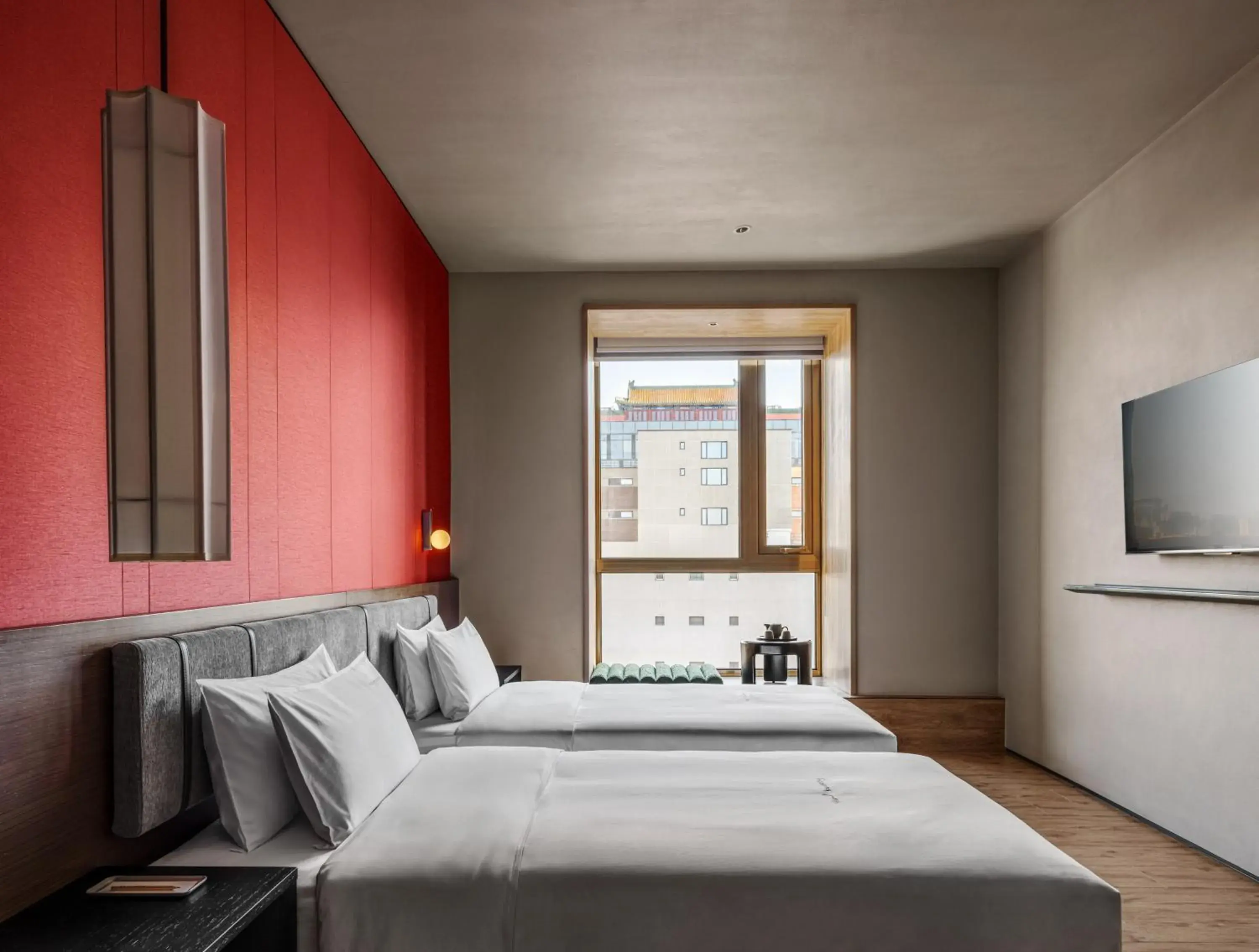 Deluxe Twin Room in NOA HOTEL BEIJING LONGFU-The Forbidden City Deluxe Twin Room in NOA HOTEL BEIJING LONGFU-The Forbidden City
