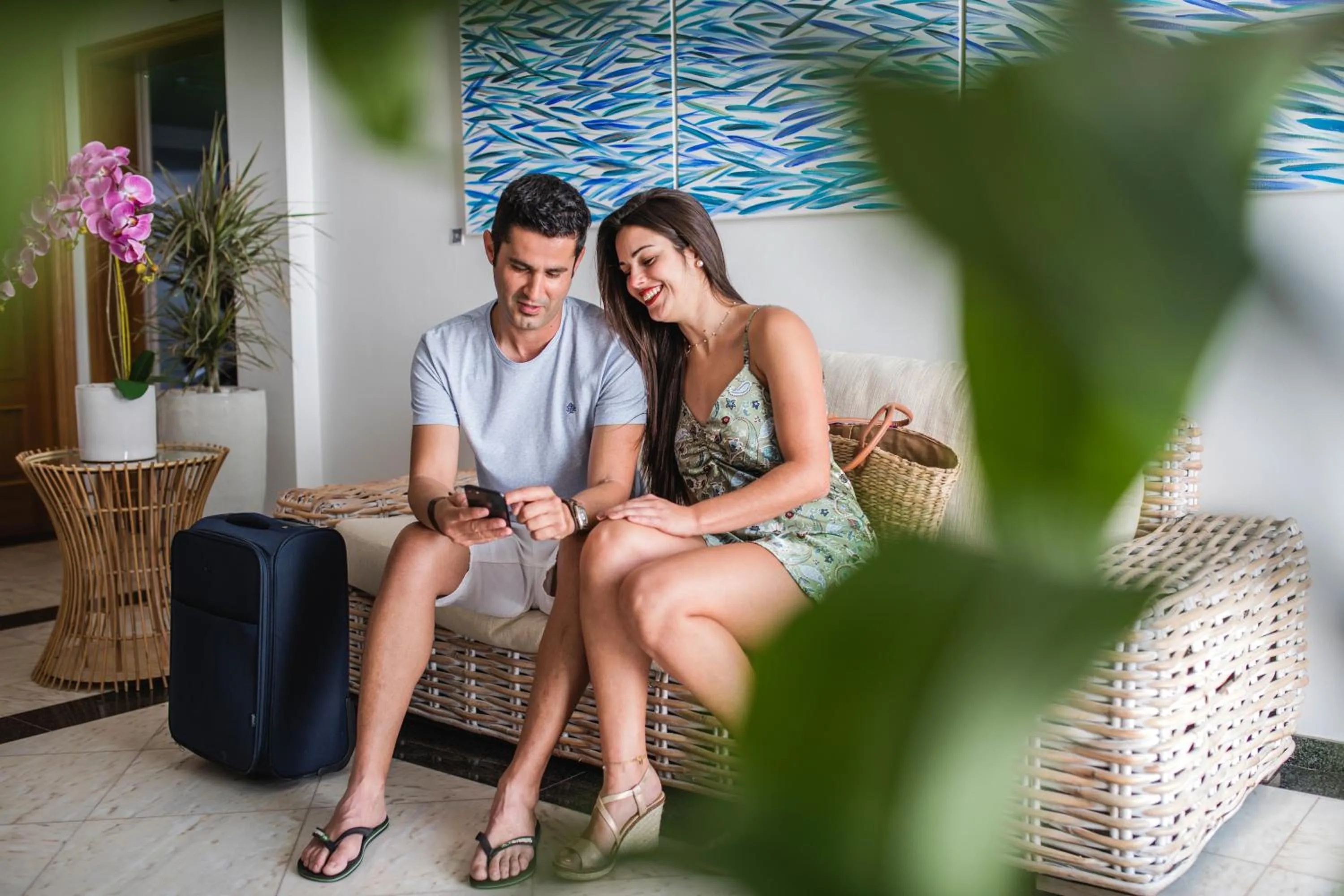 Lobby or reception in ALTAVISTA APARTAHOTEL-Adults Only over 14