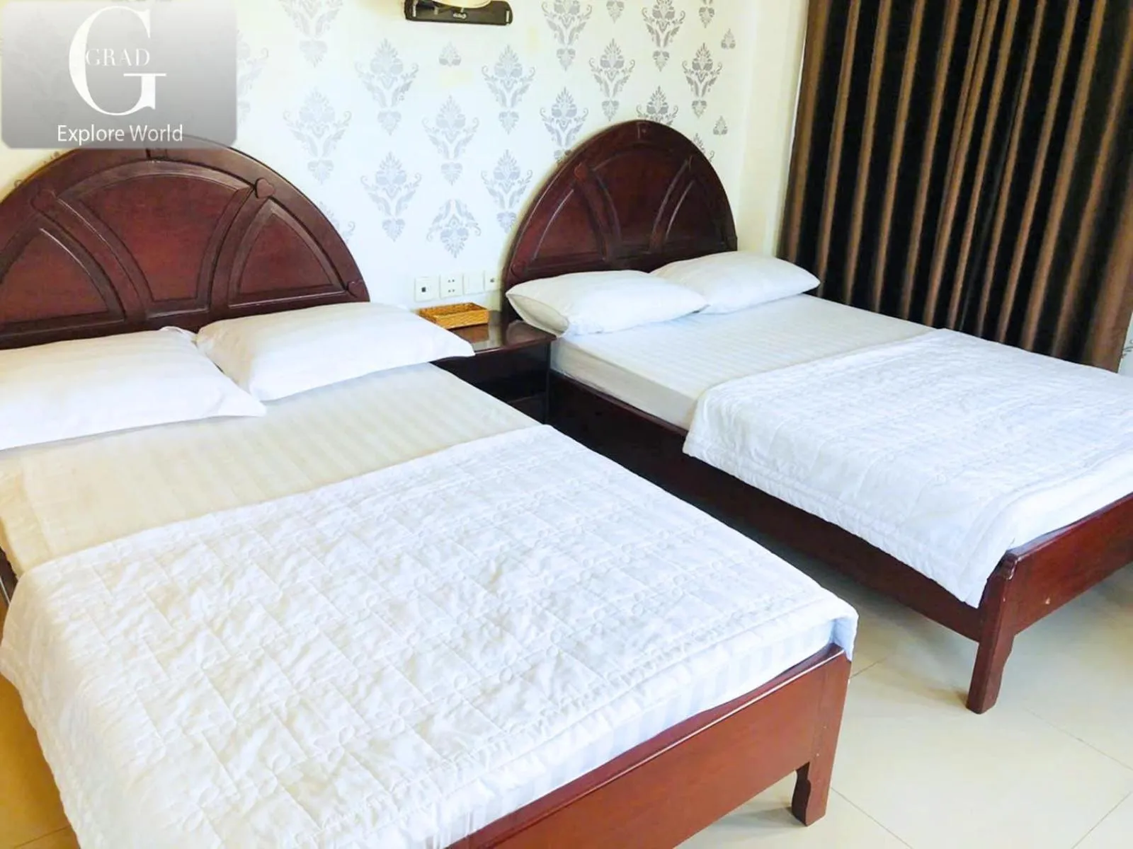 Bed in Hong Tam Hotel