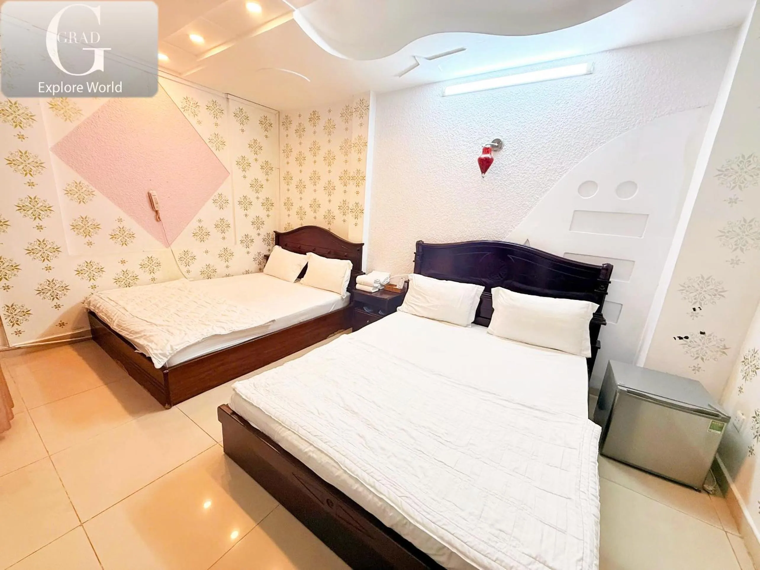 Bed in Hong Tam Hotel