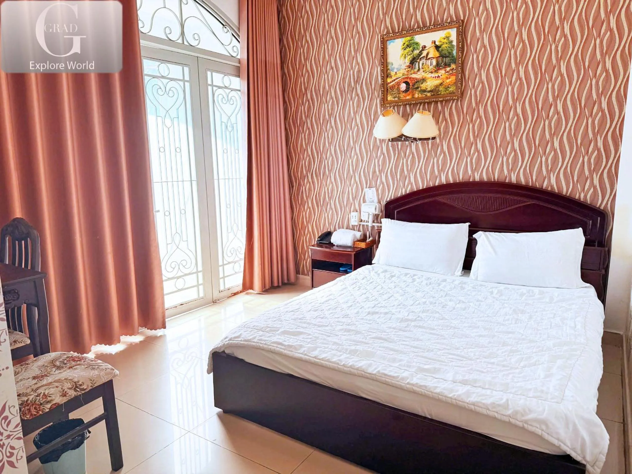 Bed in Hong Tam Hotel