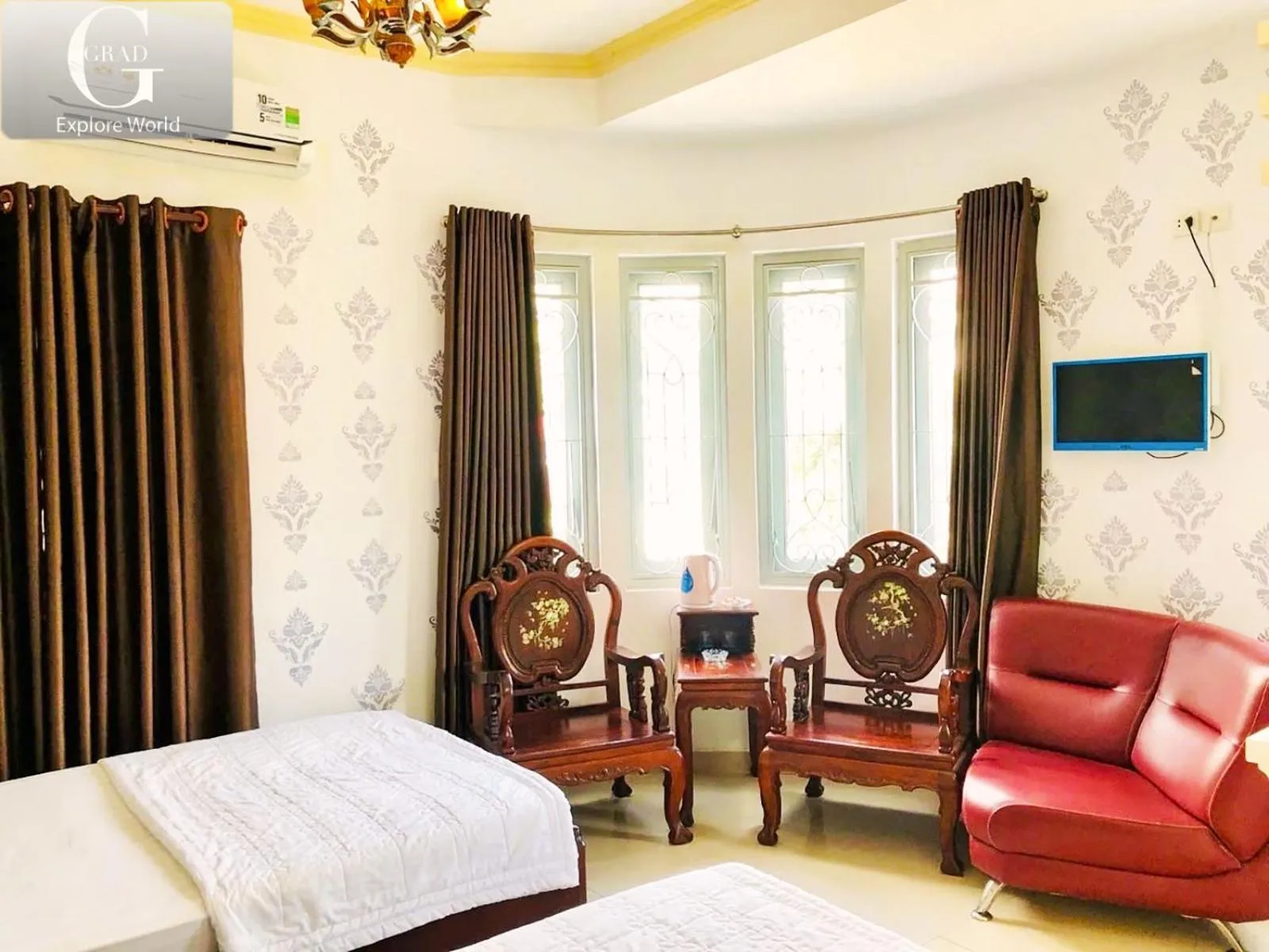 Bed in Hong Tam Hotel