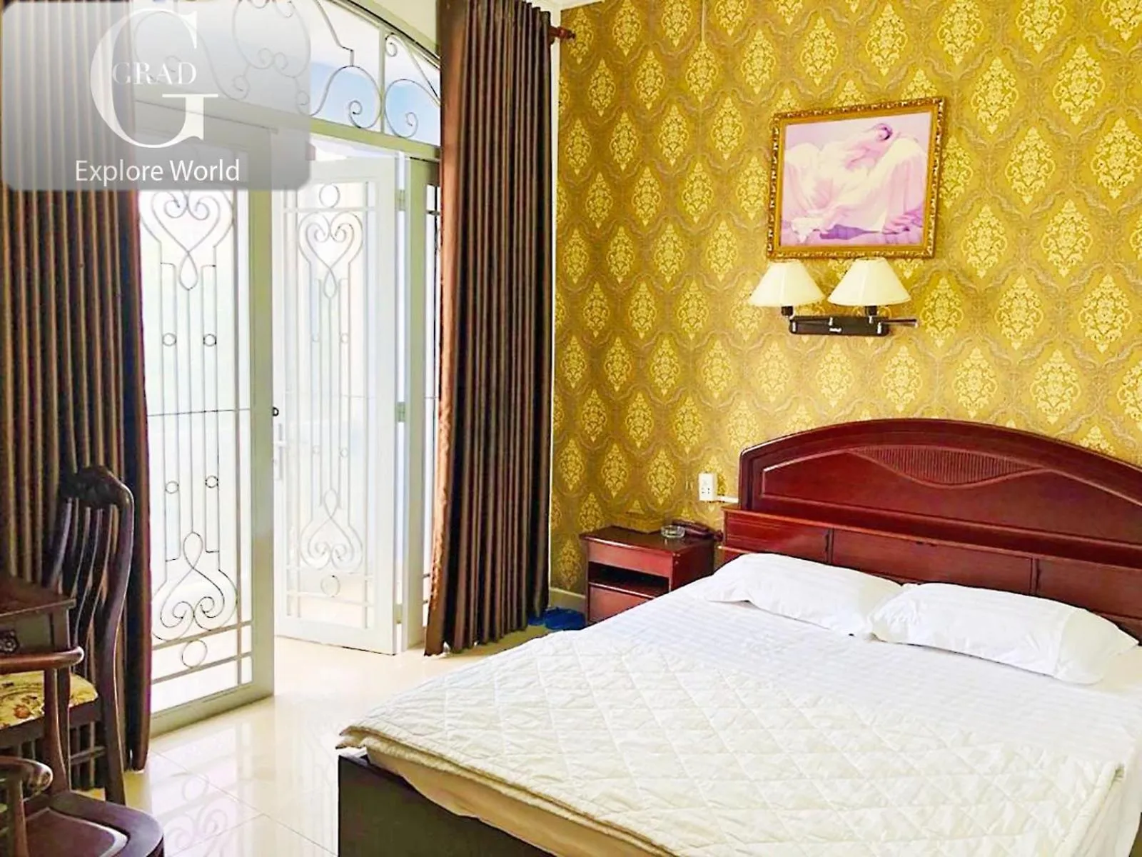 Bed in Hong Tam Hotel