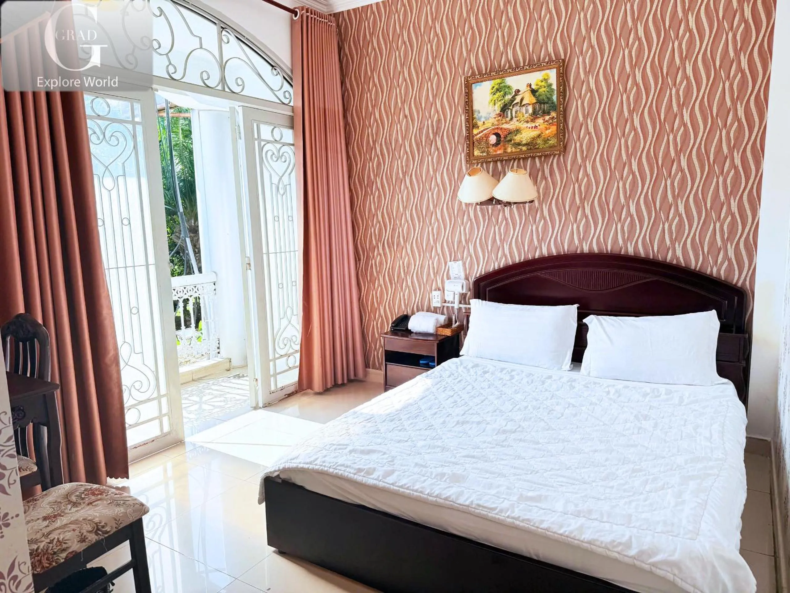 Bed in Hong Tam Hotel