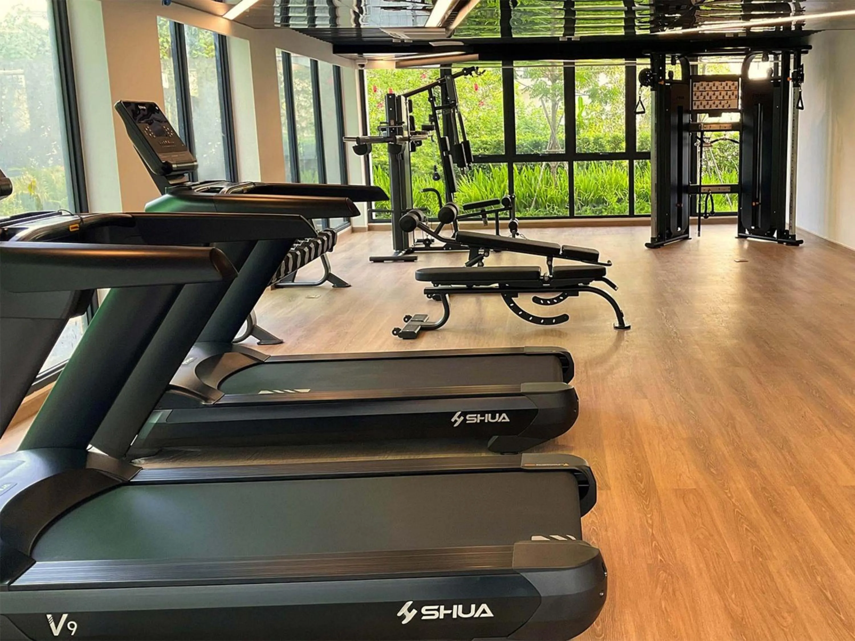 Fitness centre/facilities in Laya Suites and Residences