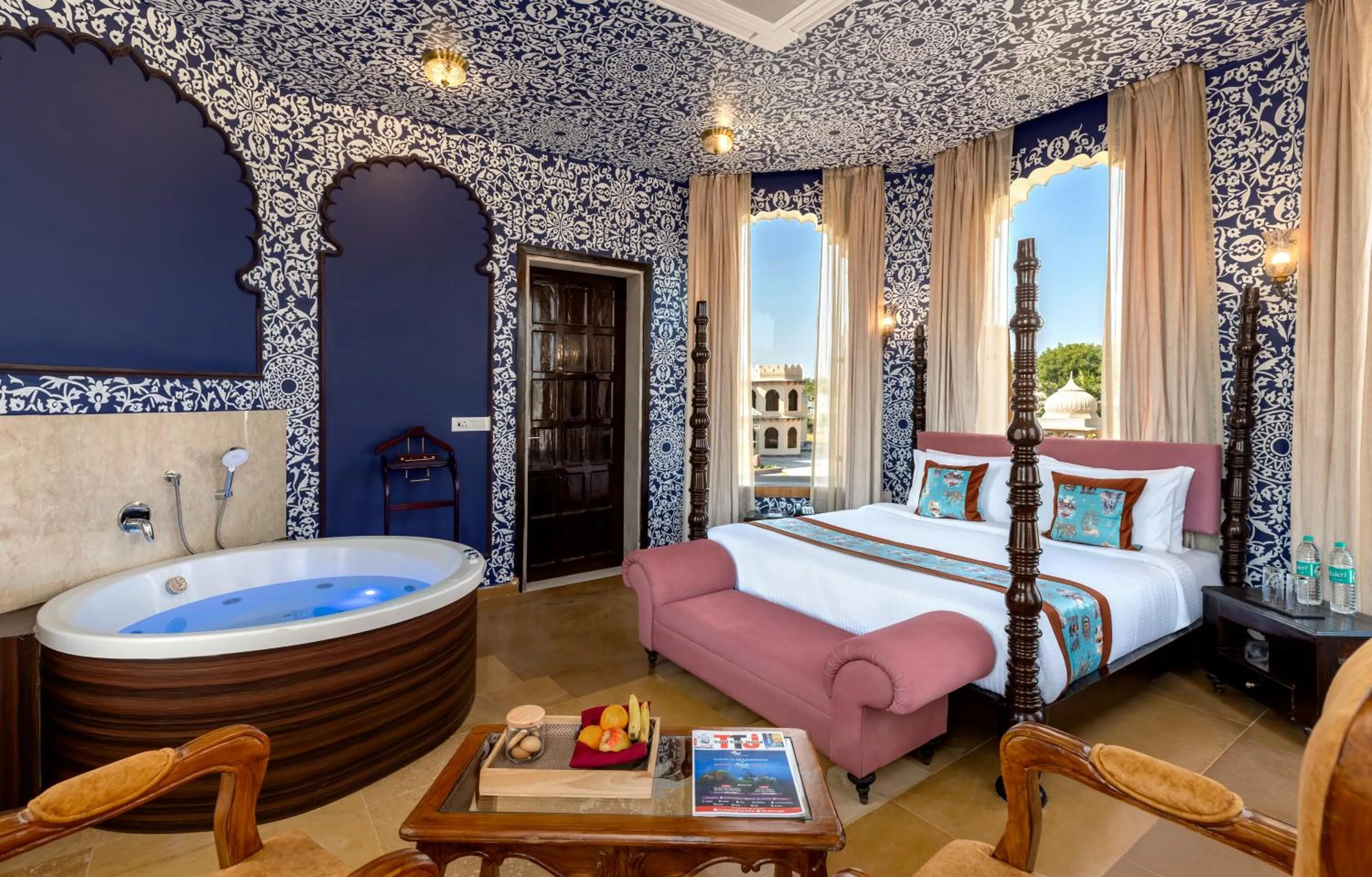 Hot Tub in Kesar Bagh Palace Chittorgarh