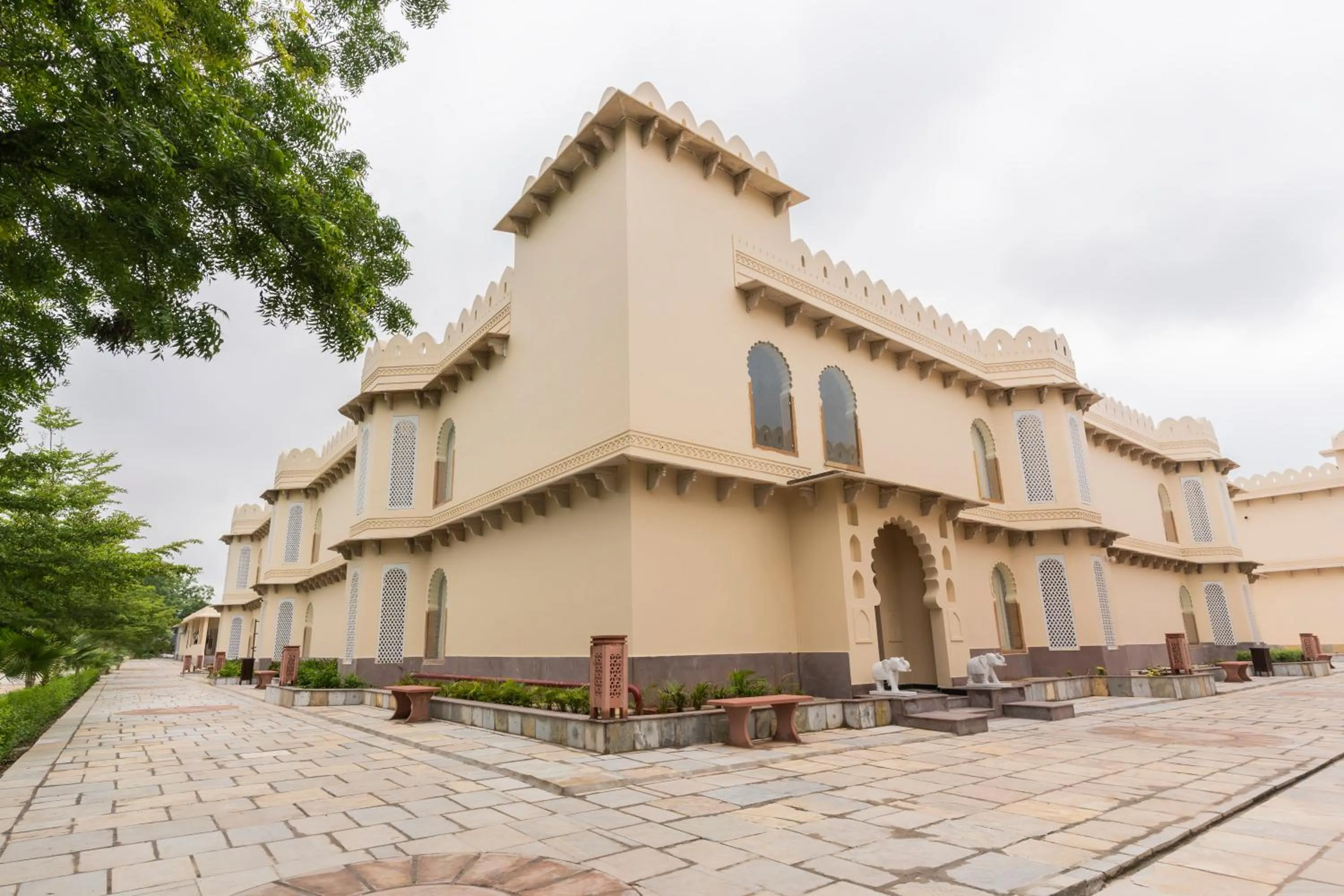 Property building in Kesar Bagh Palace Chittorgarh